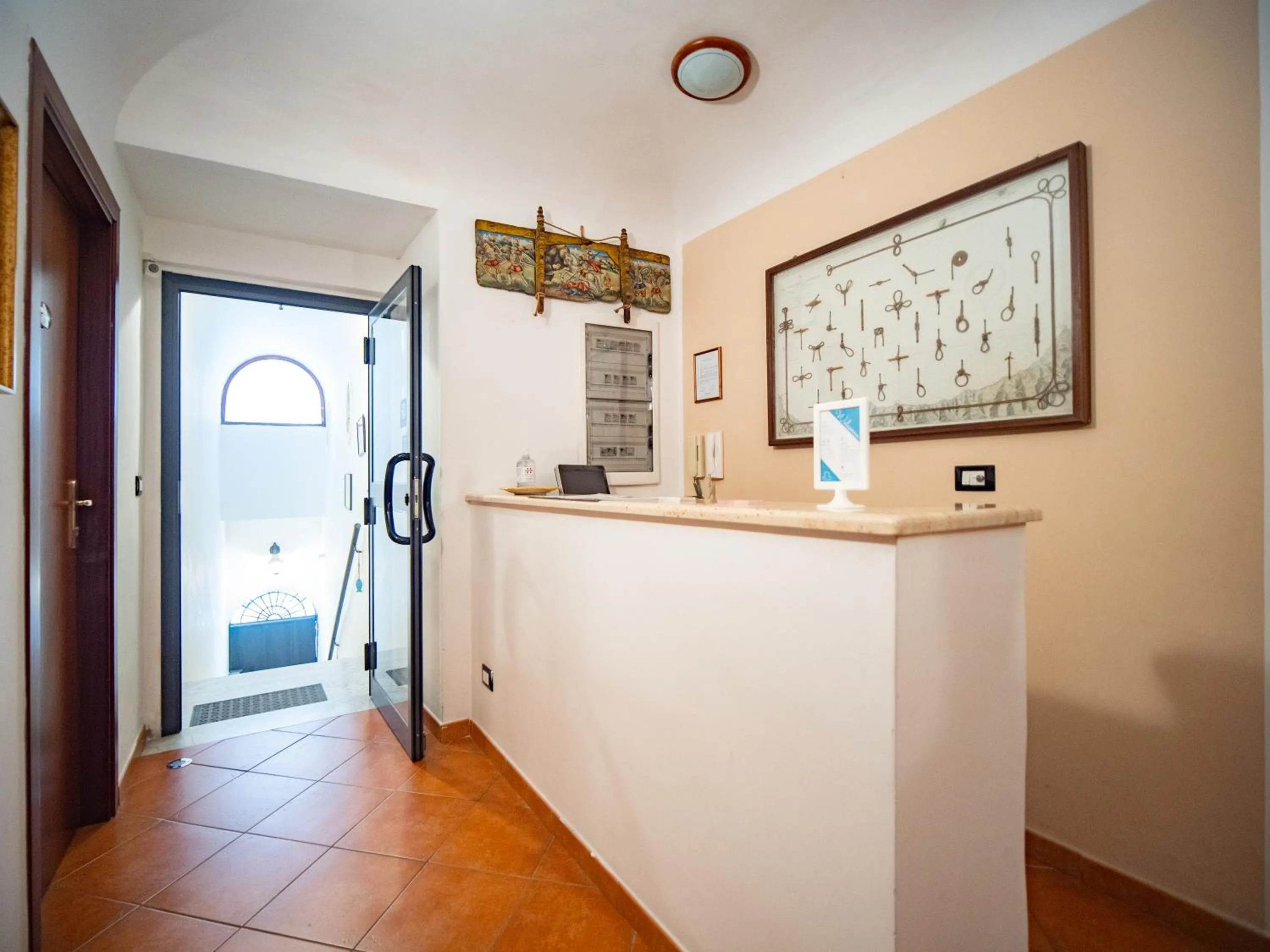 Lobby or reception in Kalamarina Rooms