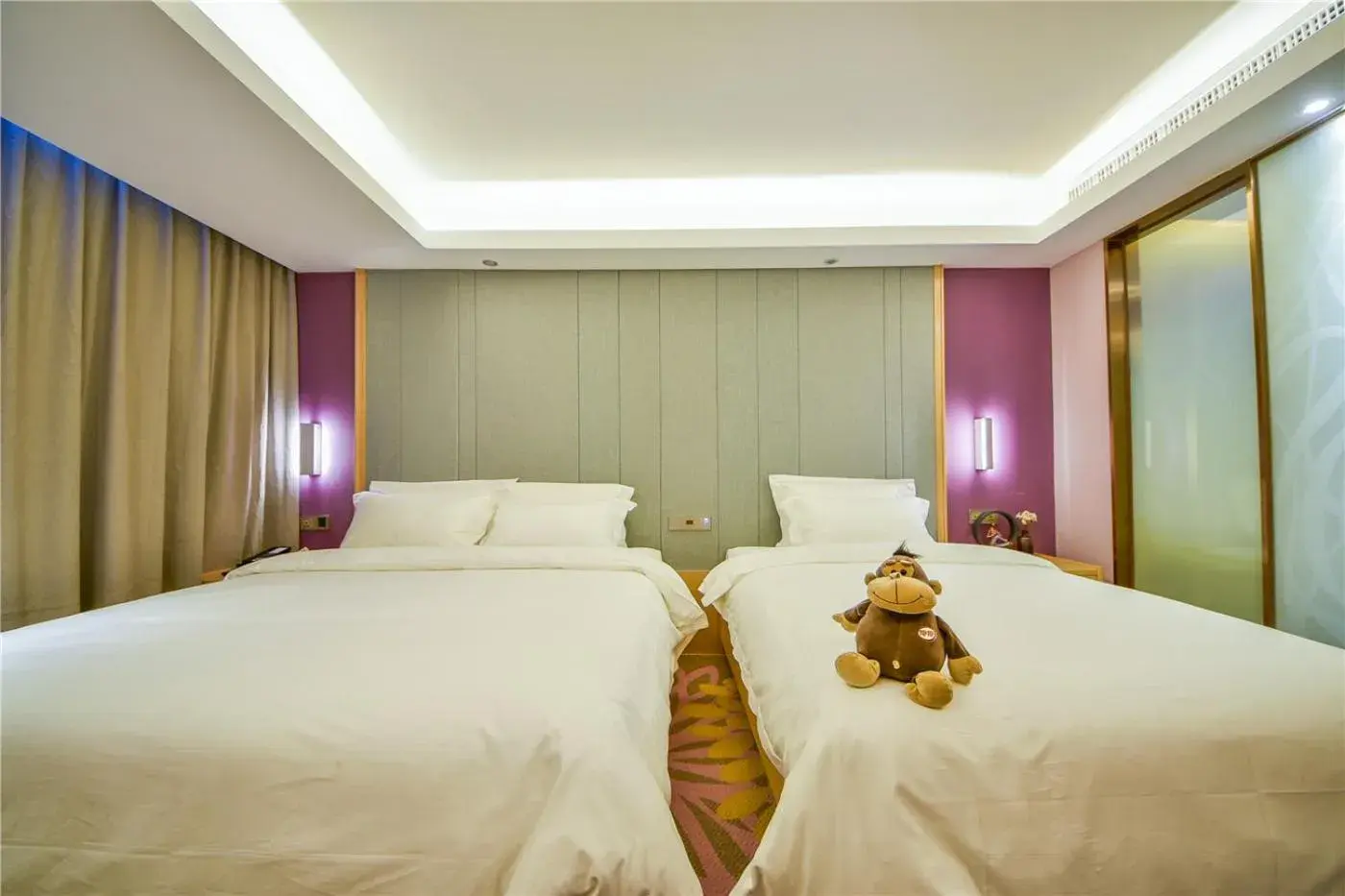 Bed in Lavande Hotel Dali Erhai Park Branch Bed in Lavande Hotel Dali Erhai Park Branch