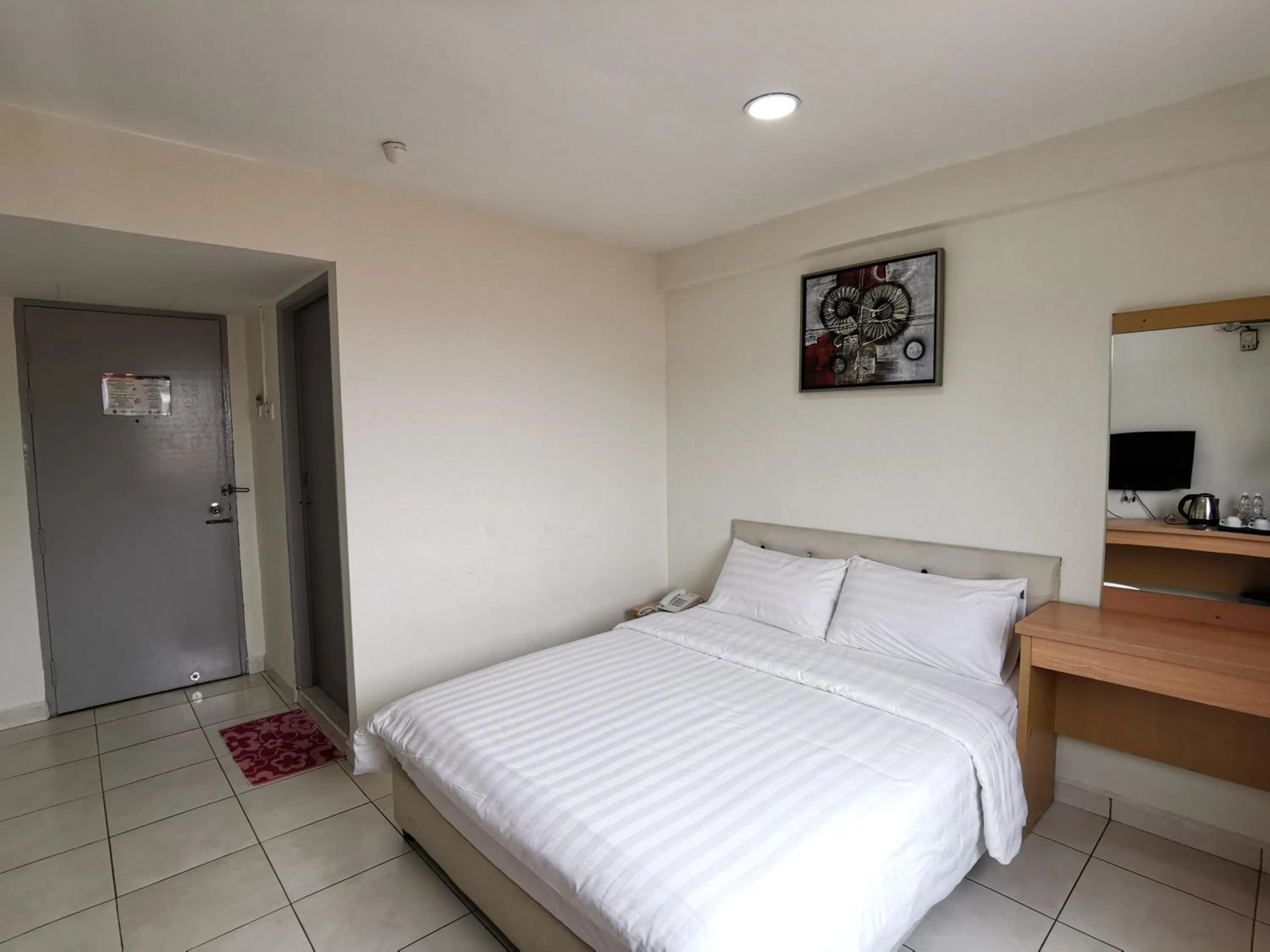 Bed in De Ocean Hotel