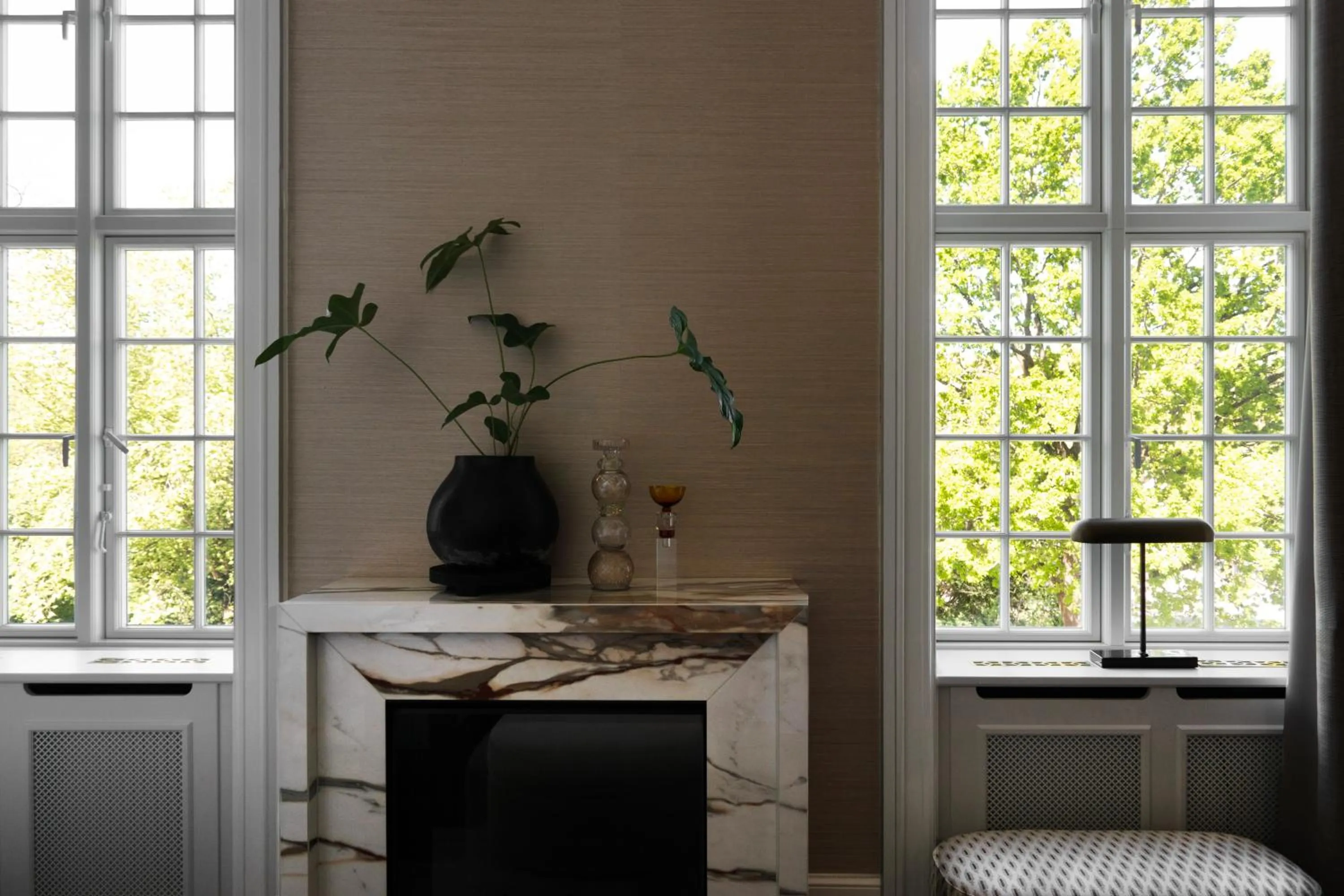 fireplace in Park Lane Copenhagen