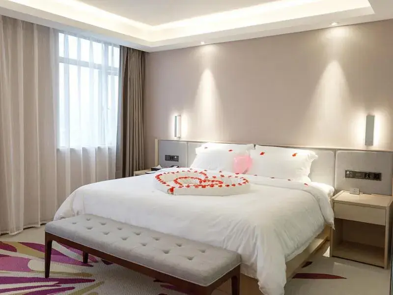 Bed in Lavande Hotel (Yongxin Bubugao Times Square) Bed in Lavande Hotel (Yongxin Bubugao Times Square)