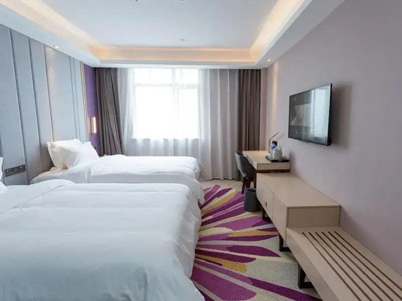 Bed in Lavande Hotel (Yongxin Bubugao Times Square) Bed in Lavande Hotel (Yongxin Bubugao Times Square)