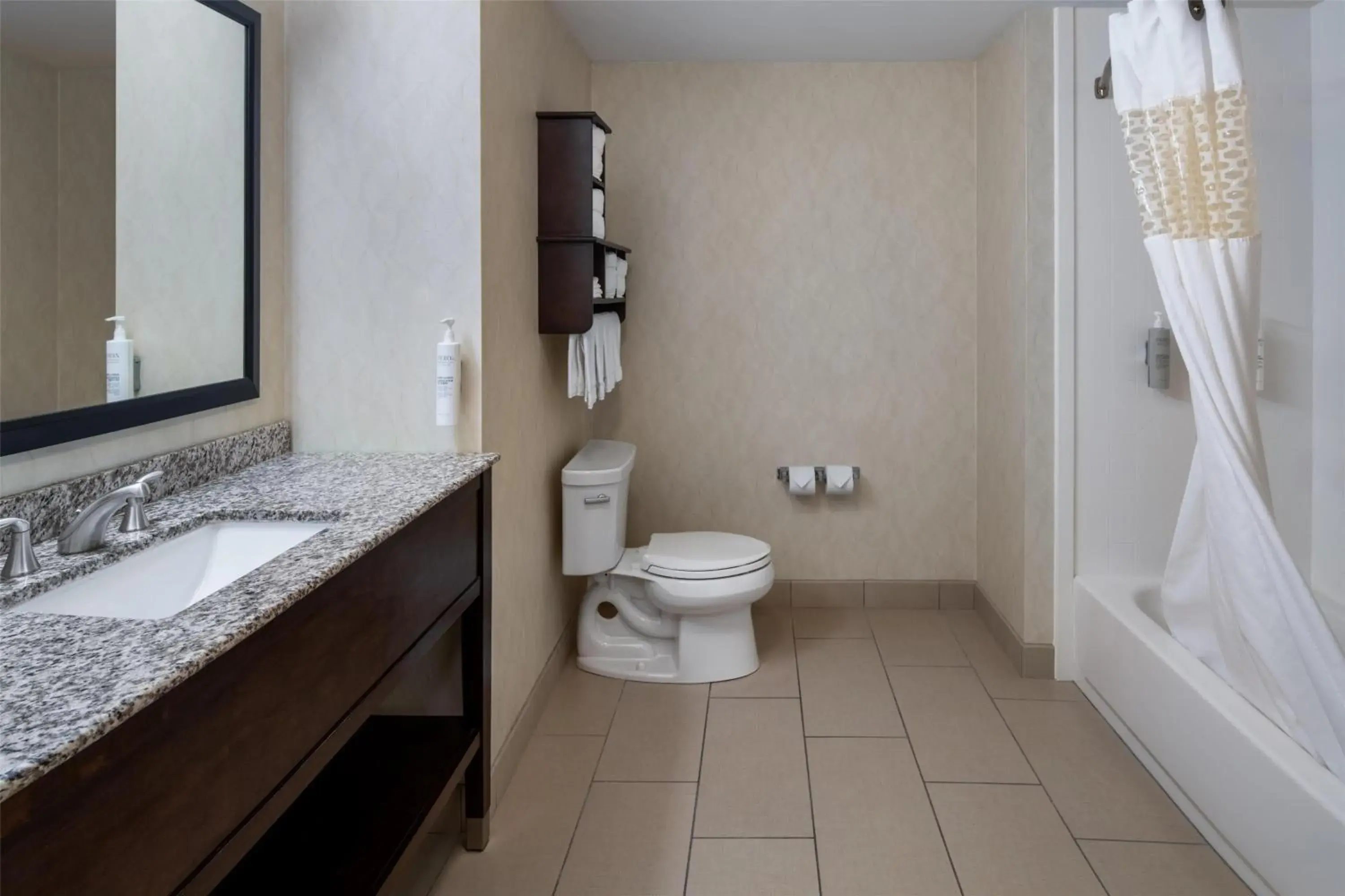 Bathroom in Hampton Inn Seneca Falls Bathroom in Hampton Inn Seneca Falls