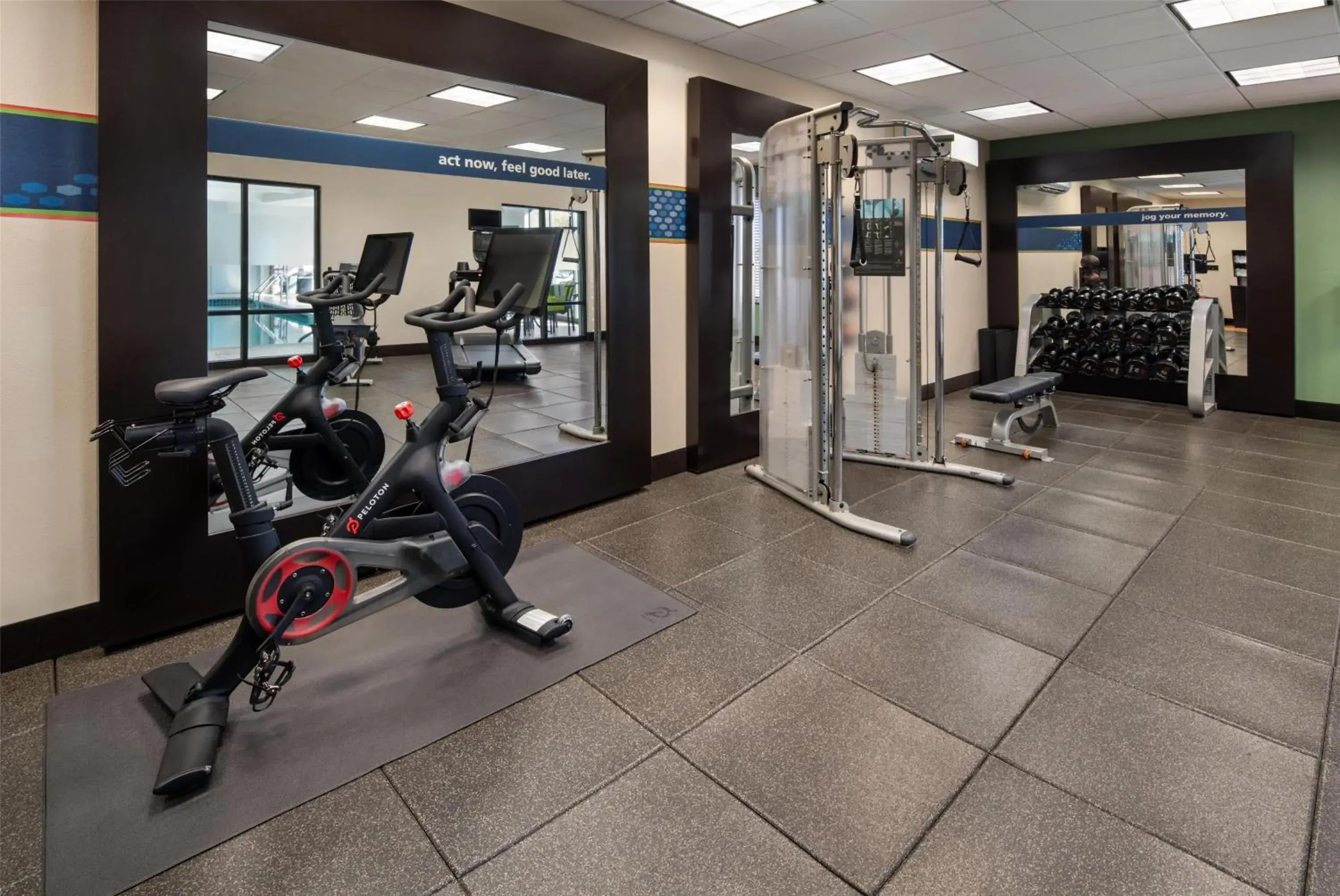 Fitness centre/facilities in Hampton Inn Seneca Falls Fitness centre/facilities in Hampton Inn Seneca Falls
