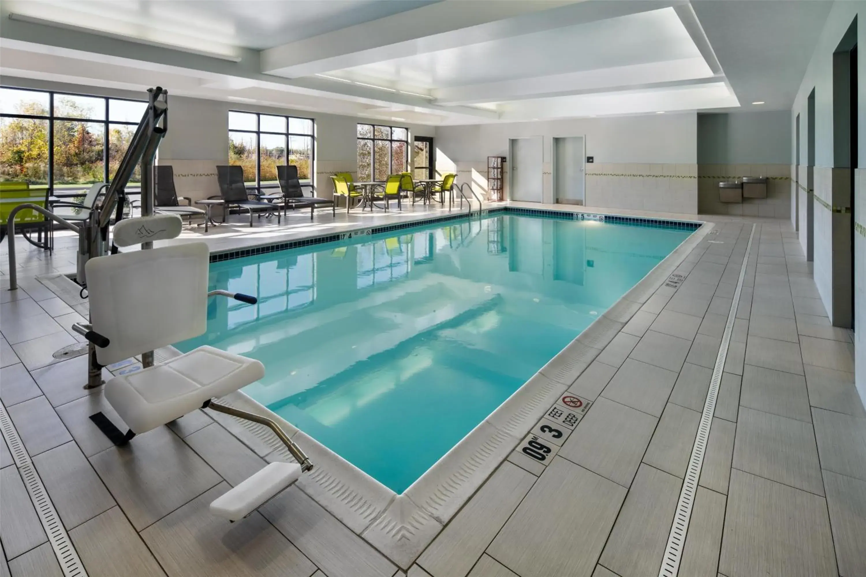 Pool view in Hampton Inn Seneca Falls Pool view in Hampton Inn Seneca Falls