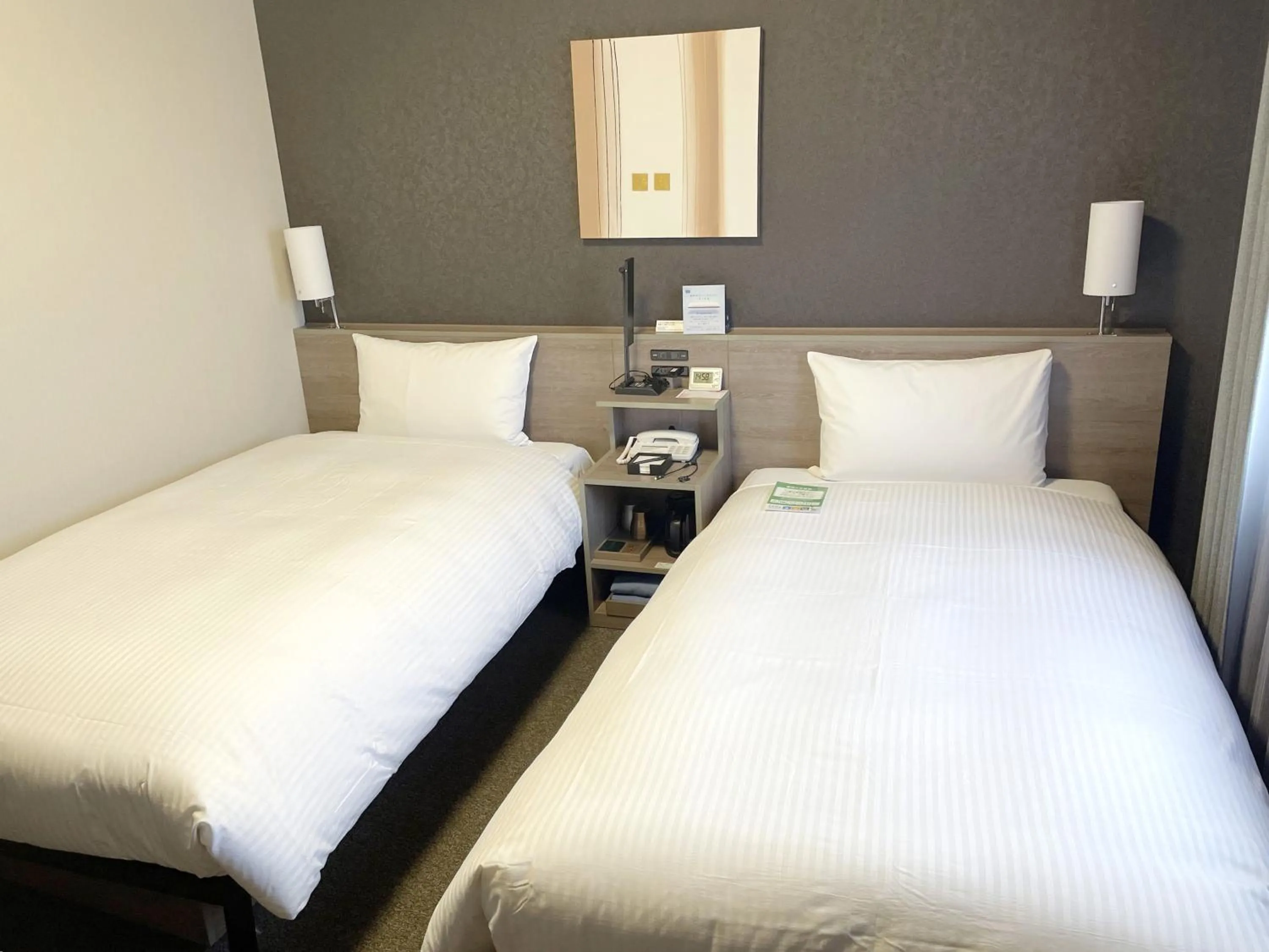 Photo of the whole room, Bed in Hotel Route-Inn Takefu Inter
