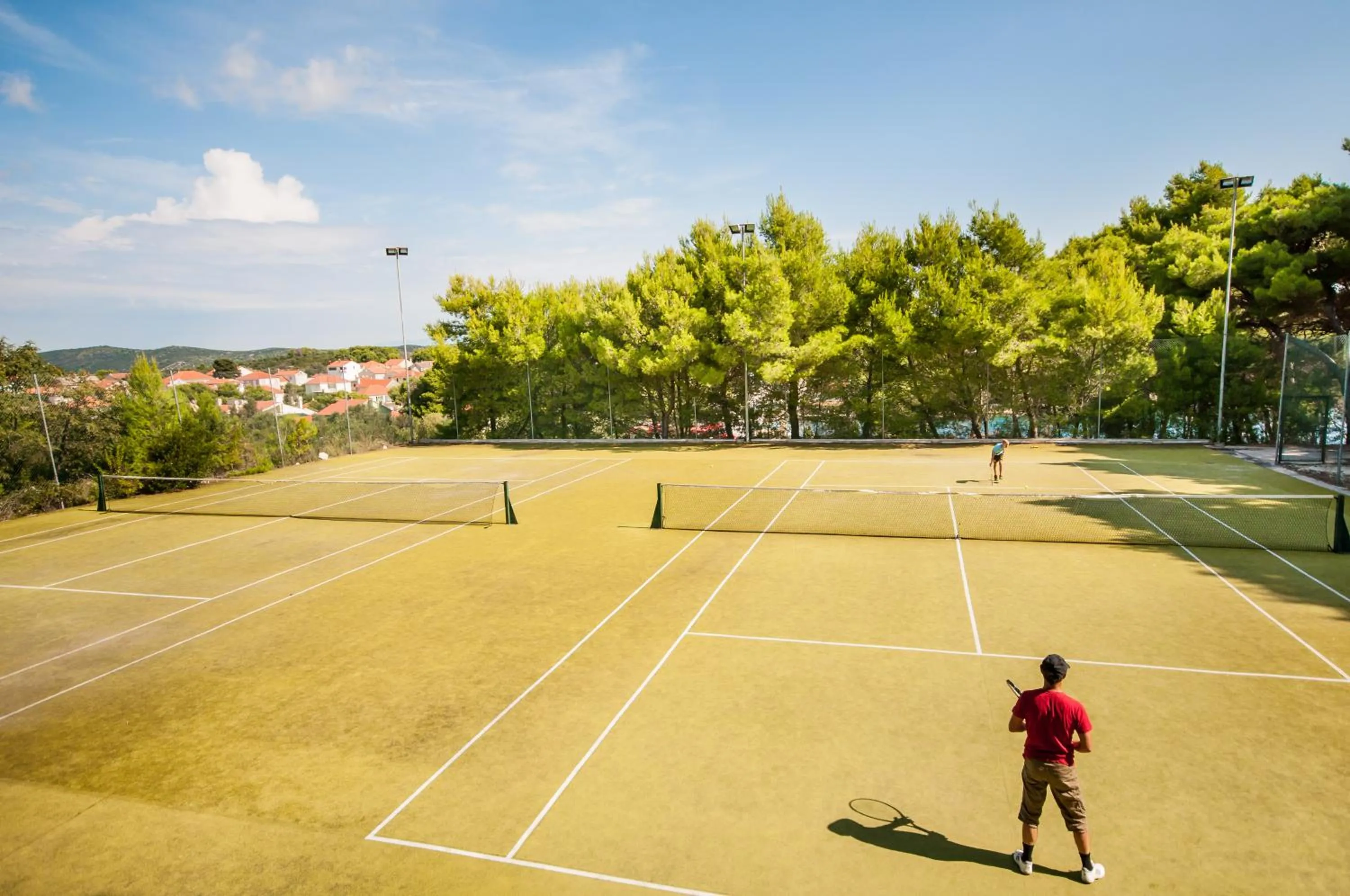 Tennis court in Hotel Agava