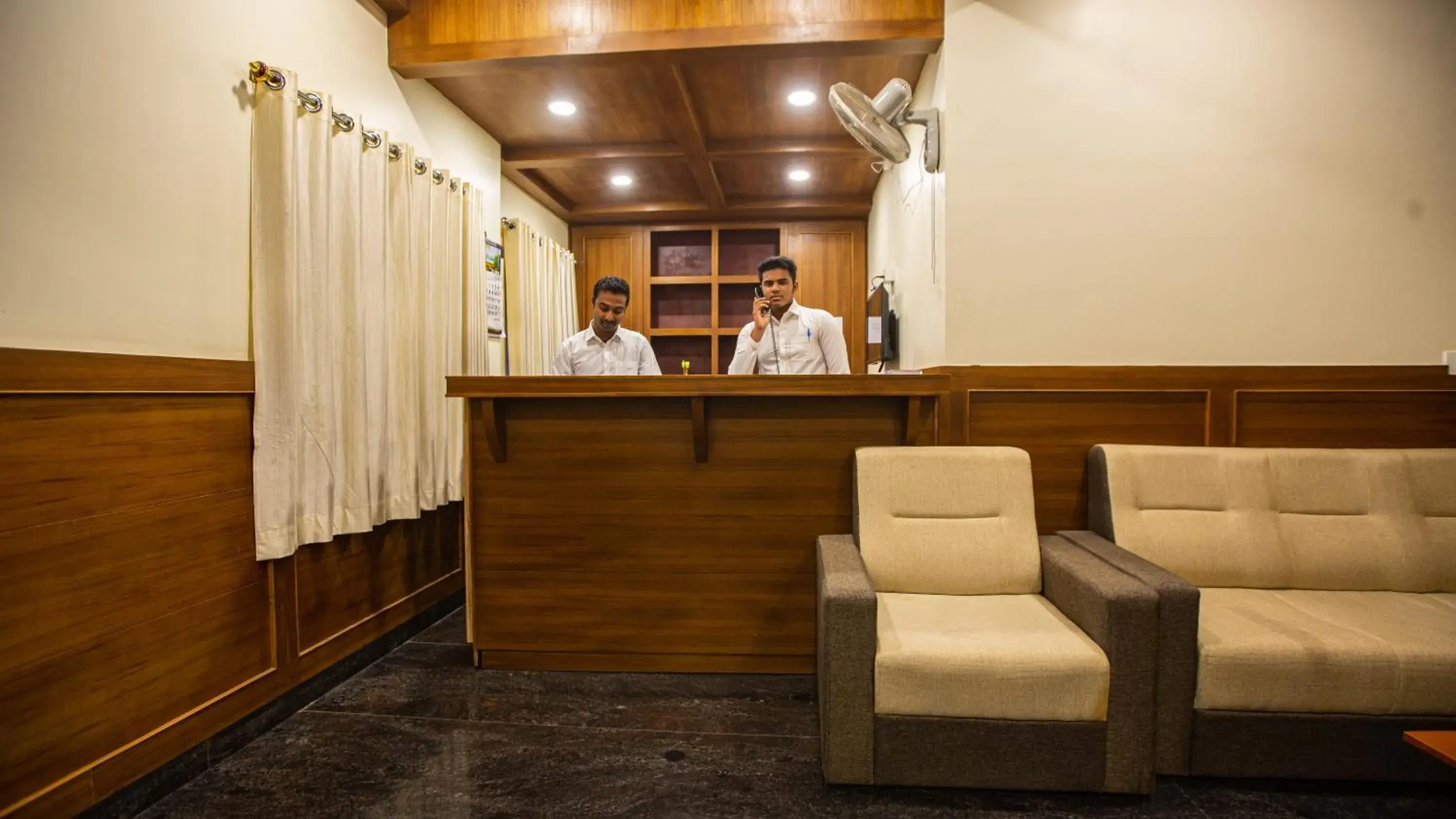 Staff in Woodside residency Staff in Woodside residency