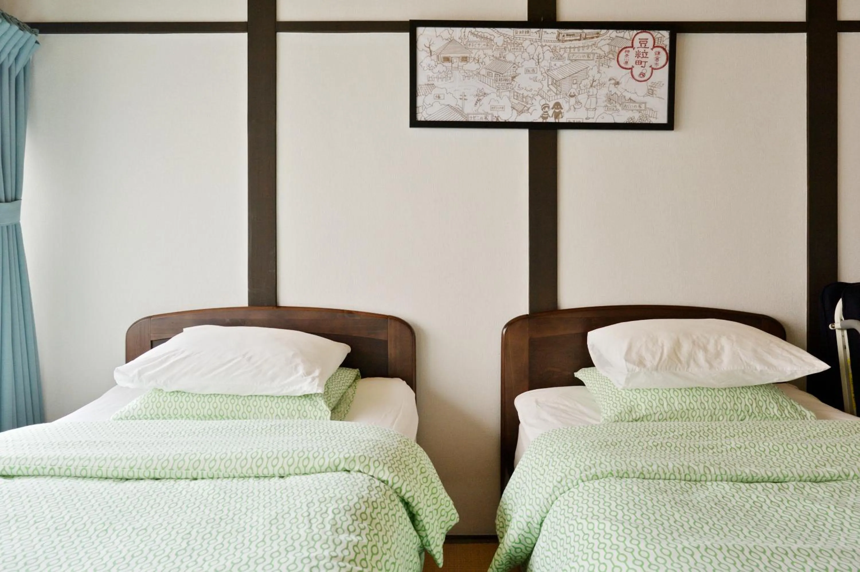 Bed in Konpeito House