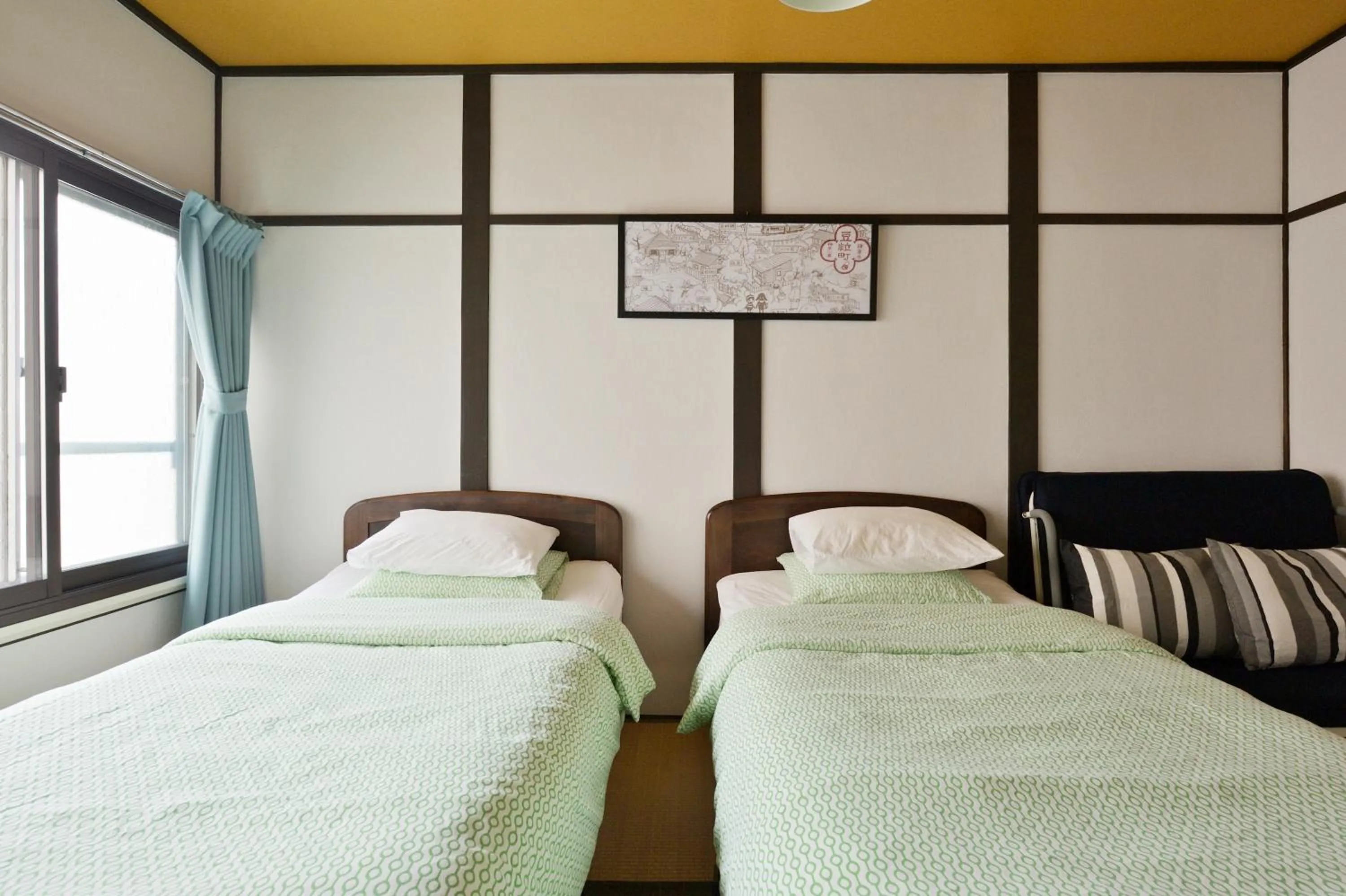 Bed in Konpeito House