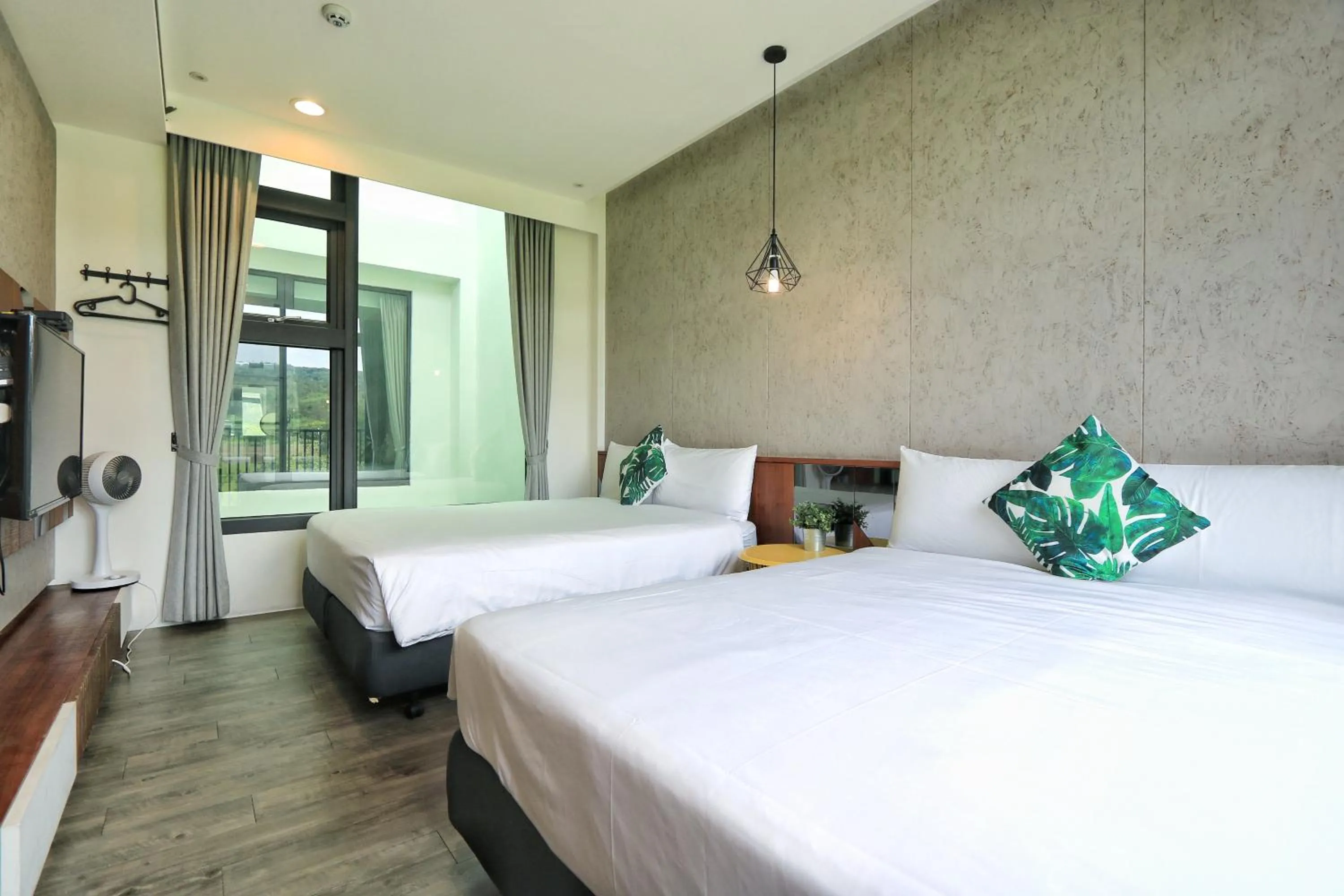 Decorative detail, Bed in MH48 Hotel