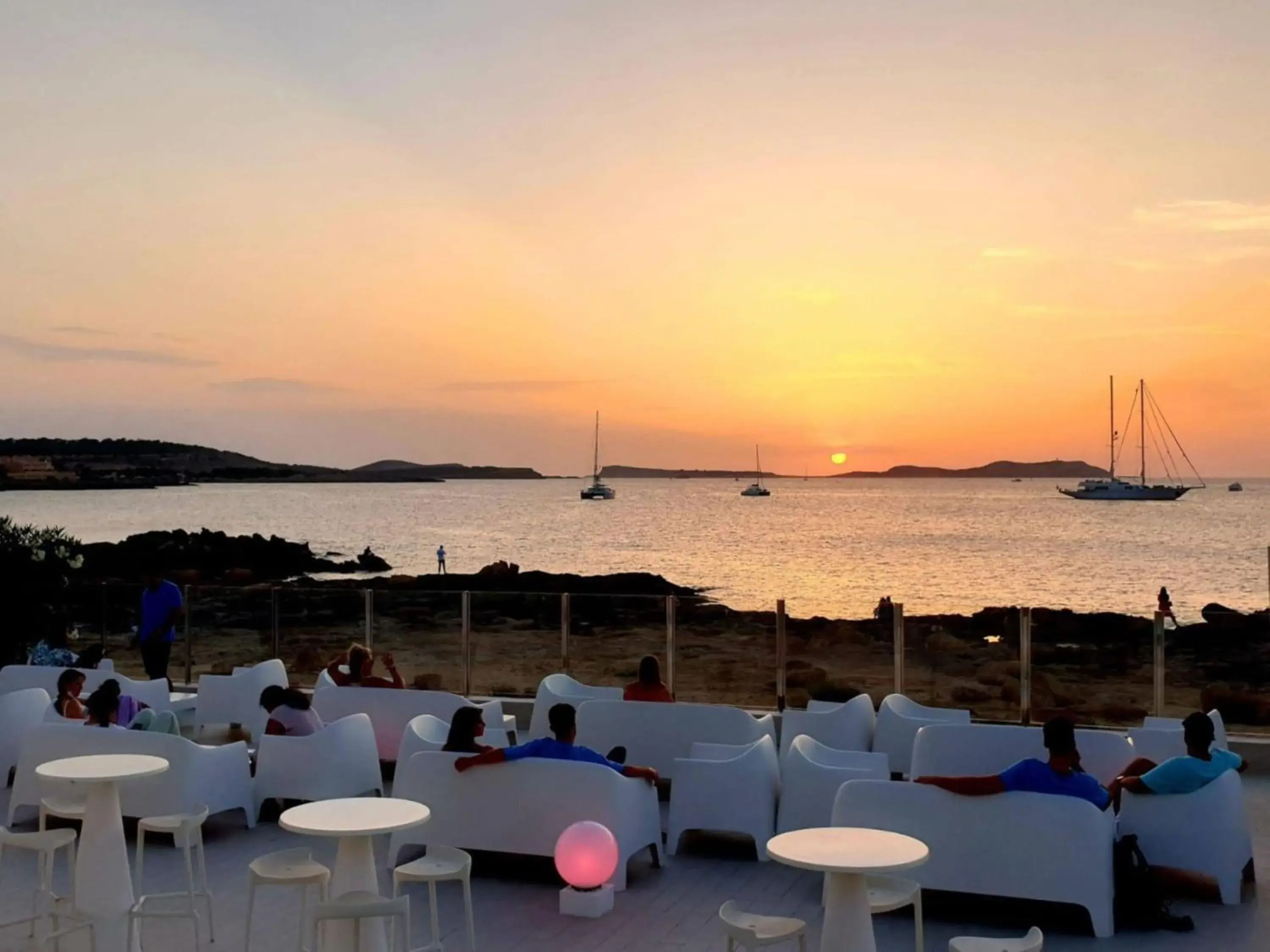 Sea view in Aparthotel Nereida Sea view in Aparthotel Nereida