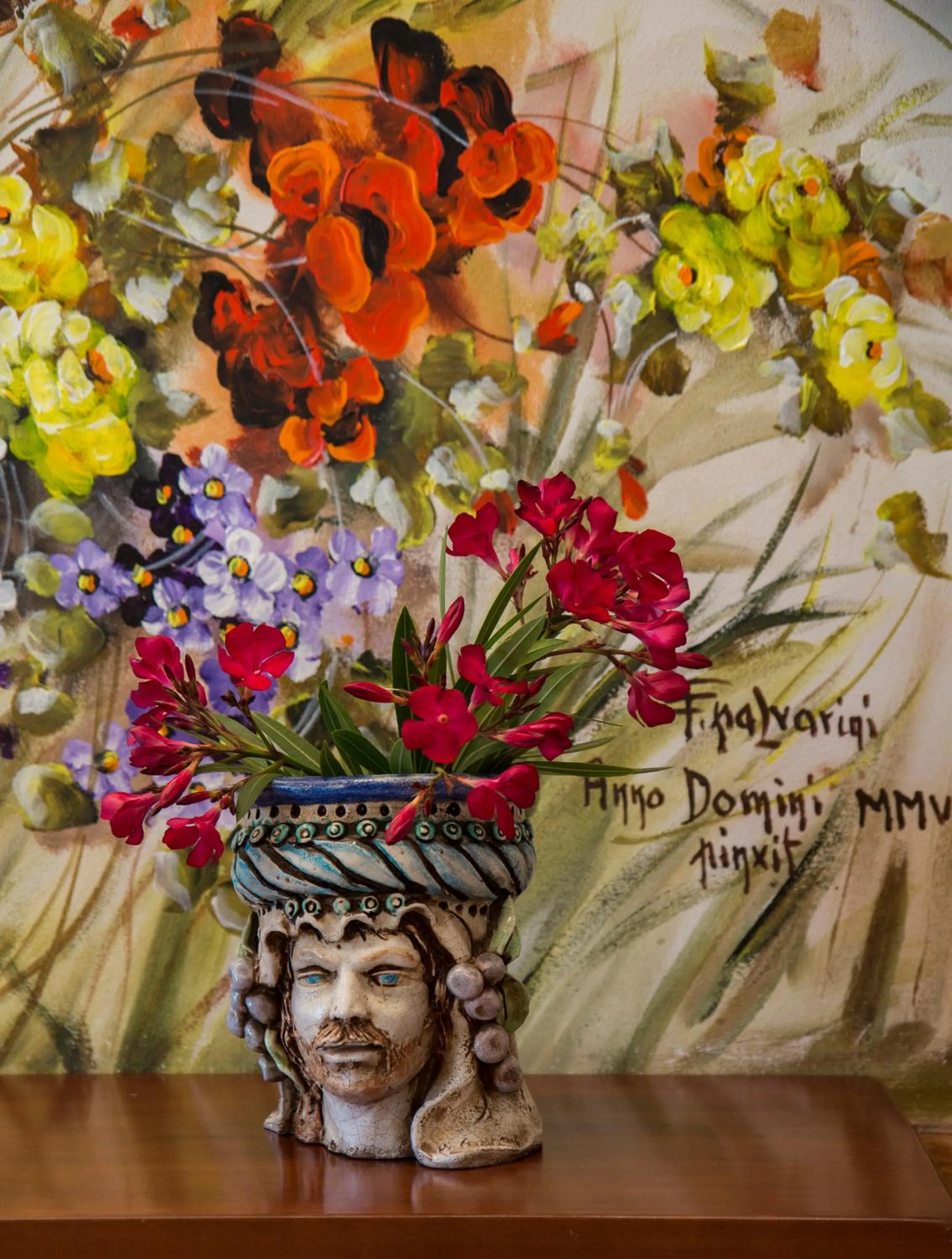 Decorative detail in Villa Felicia