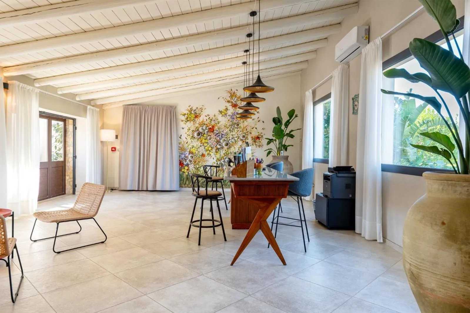 Lobby or reception in Villa Felicia