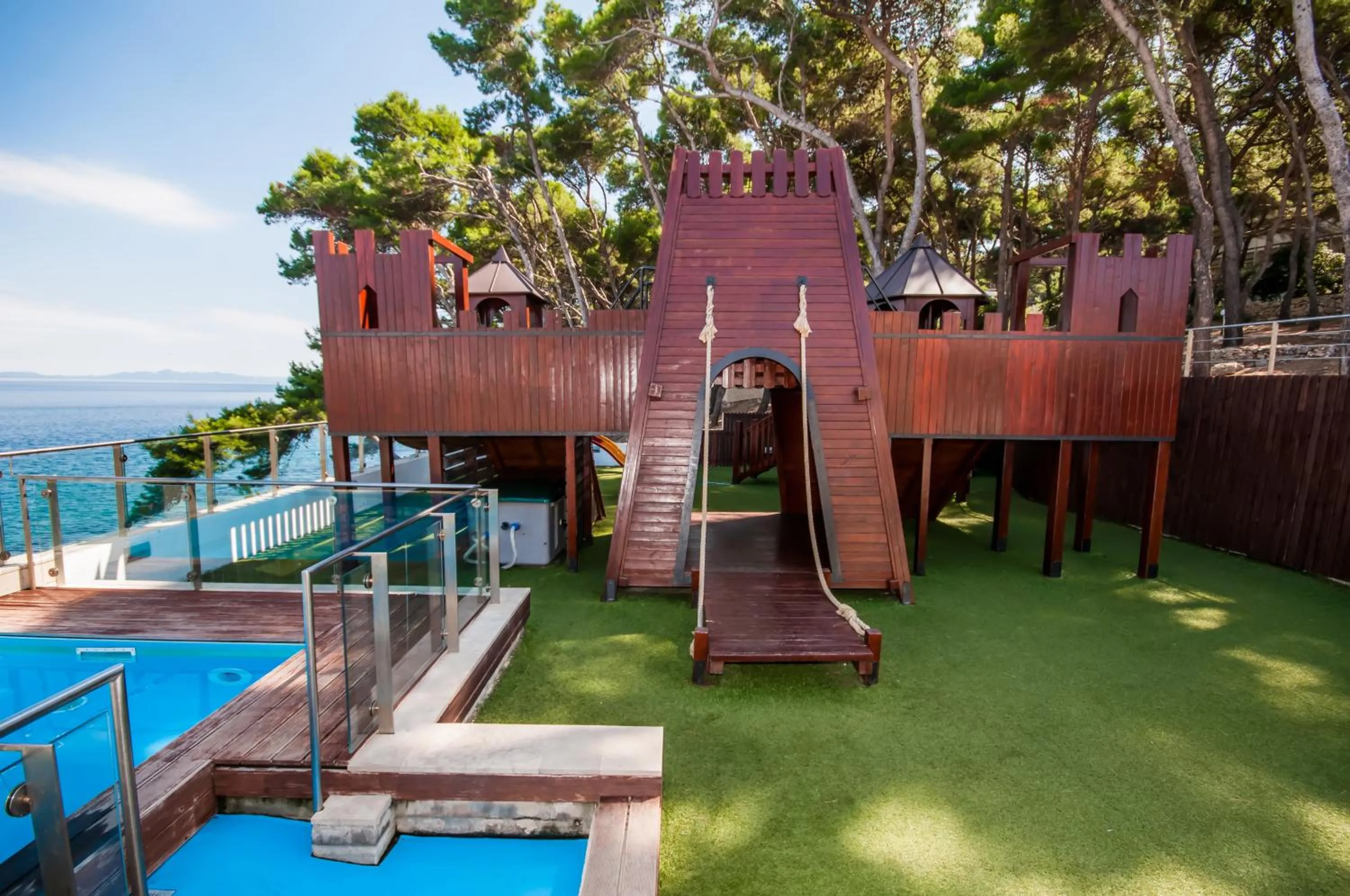 Children play ground in Hotel Lavanda