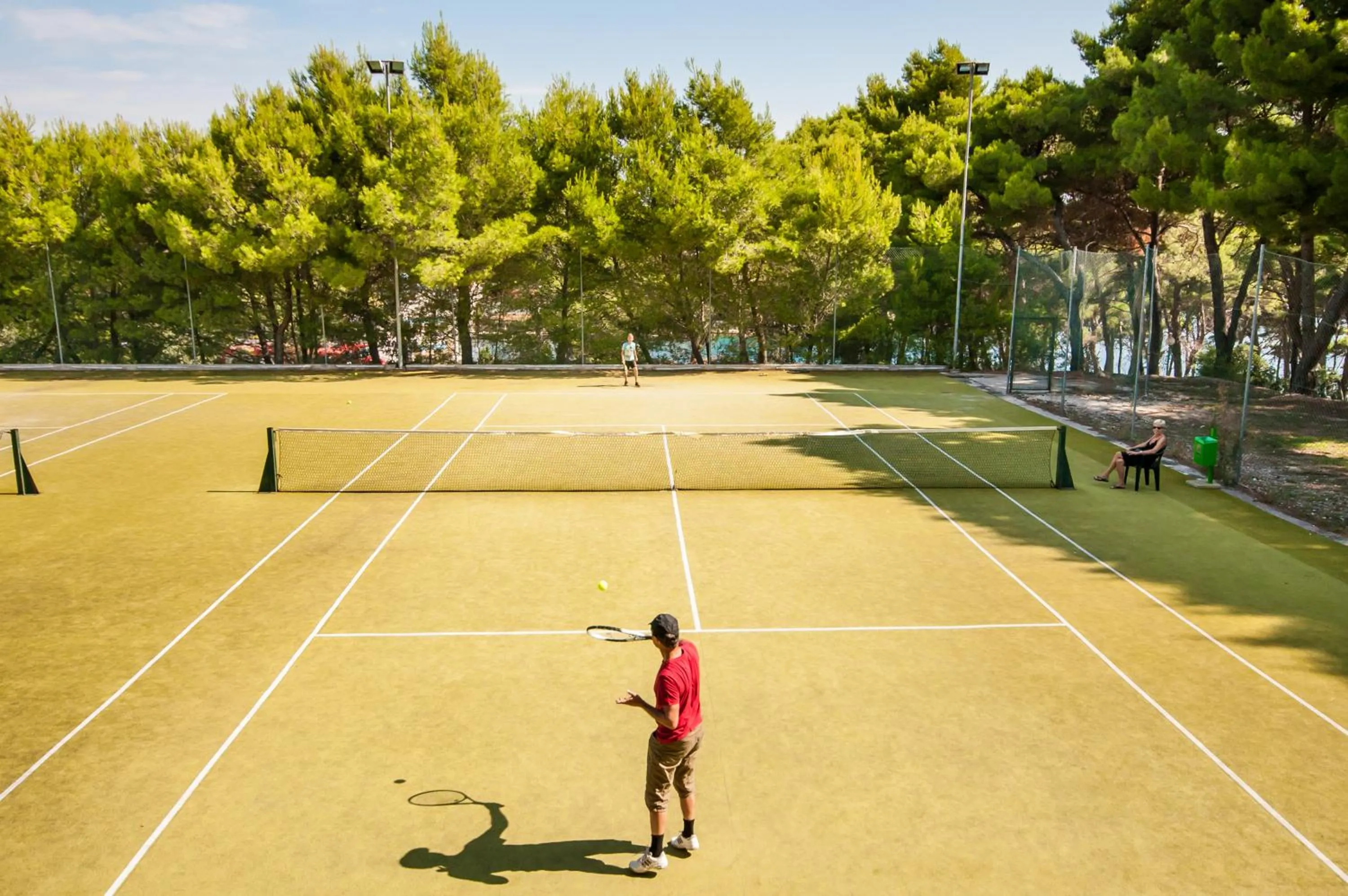 Tennis court in Hotel Lavanda