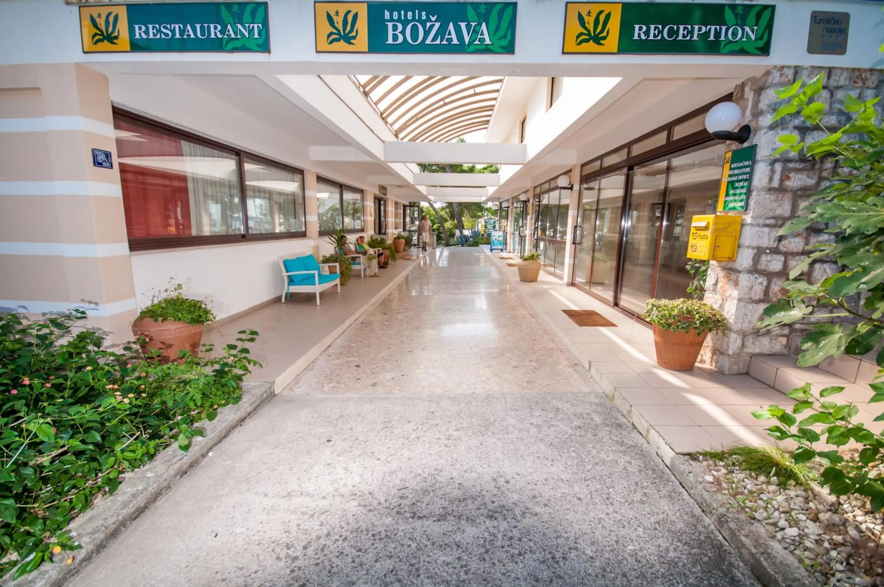 Lobby or reception in Hotel Lavanda