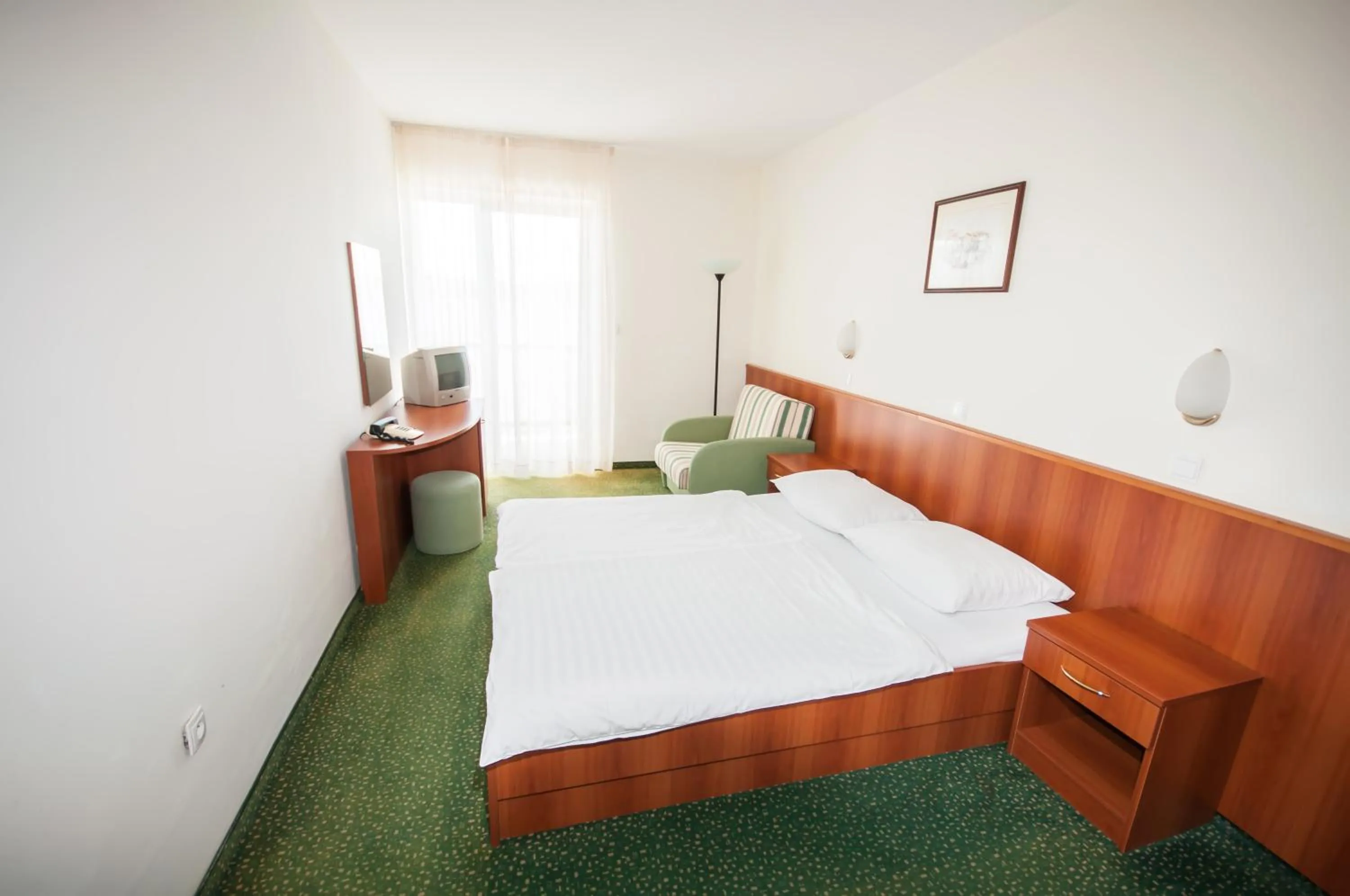 Bed in Hotel Lavanda