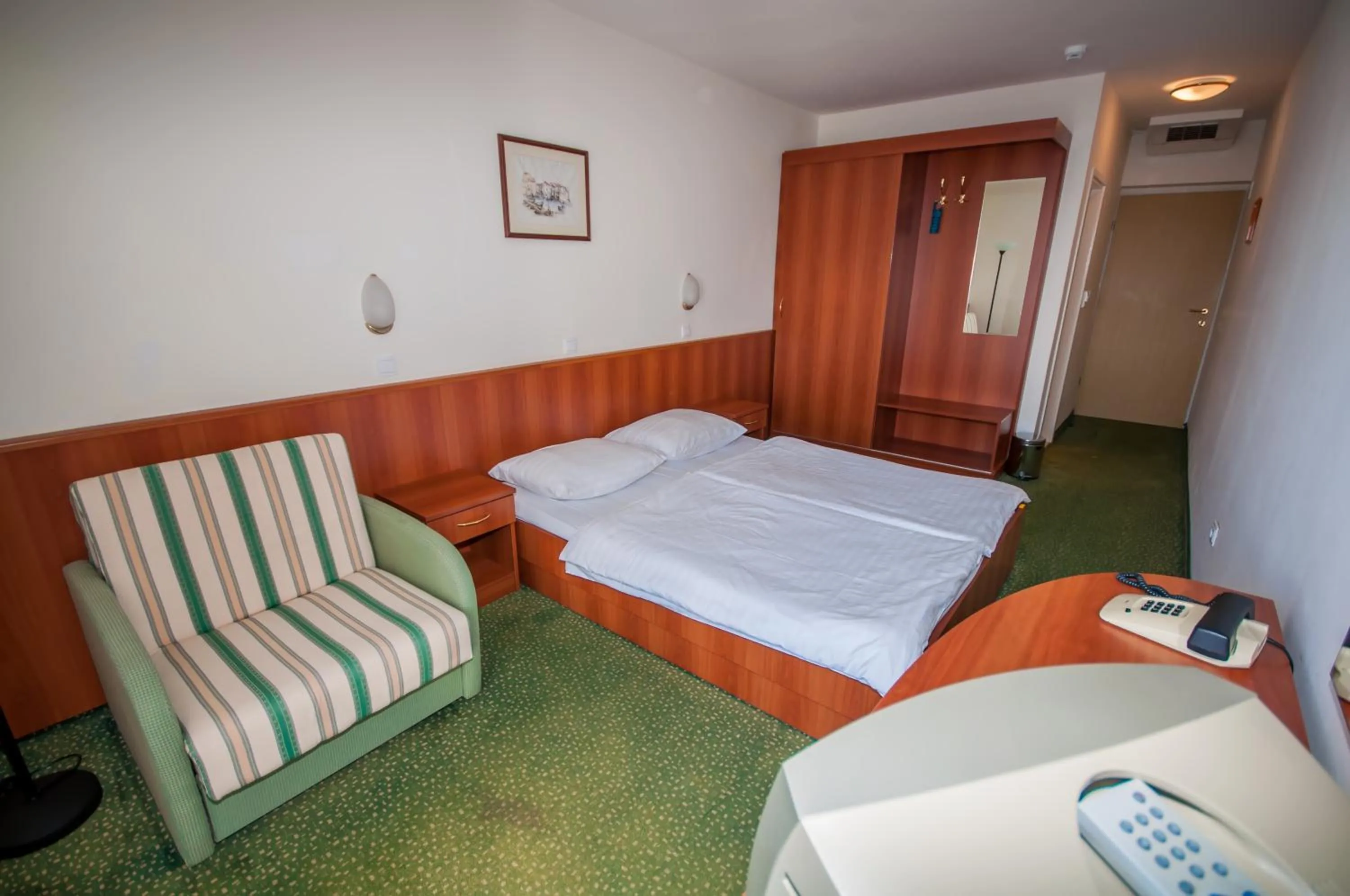 Bed in Hotel Lavanda