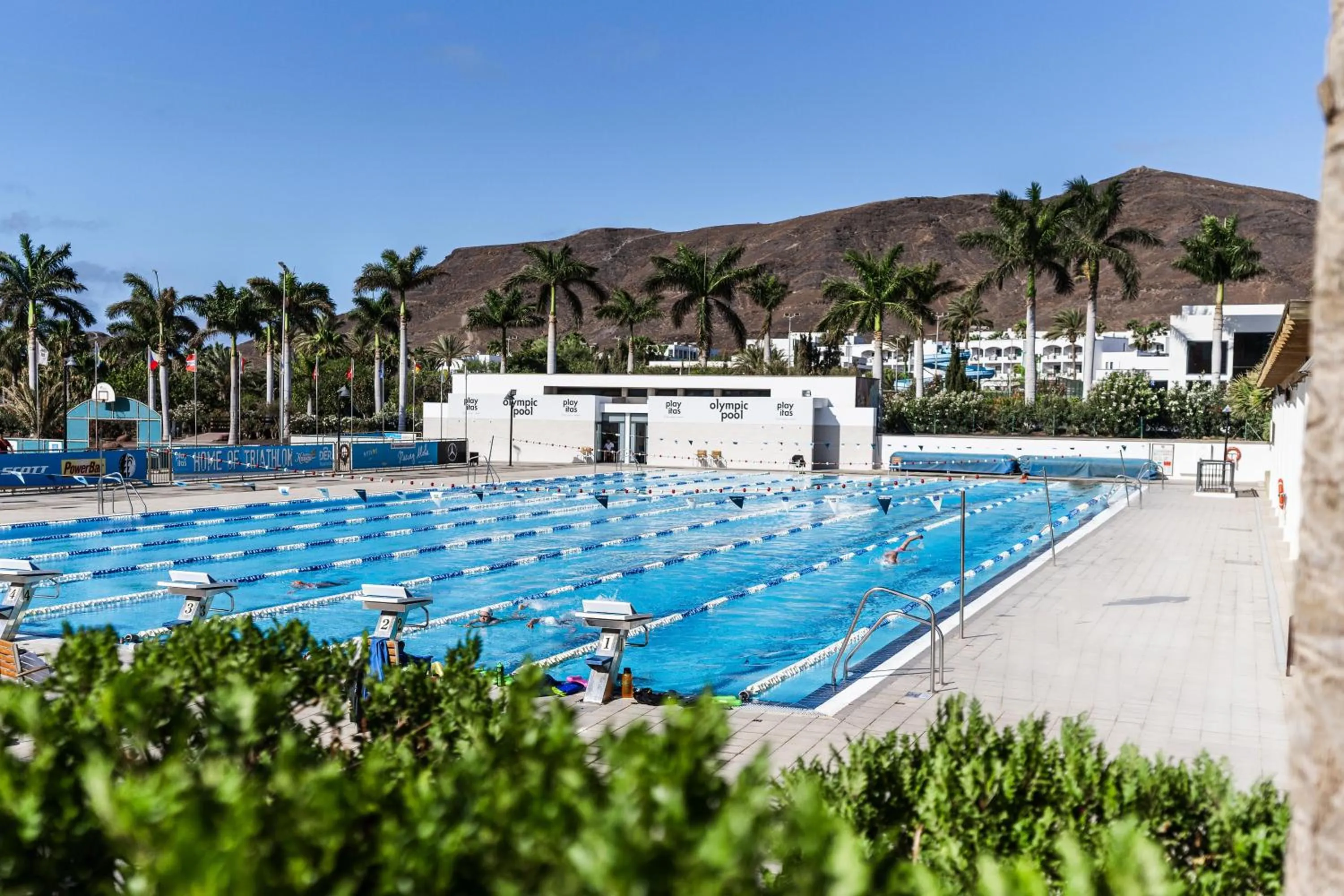 Swimming pool in Playitas Aparthotel - Sports Resort
