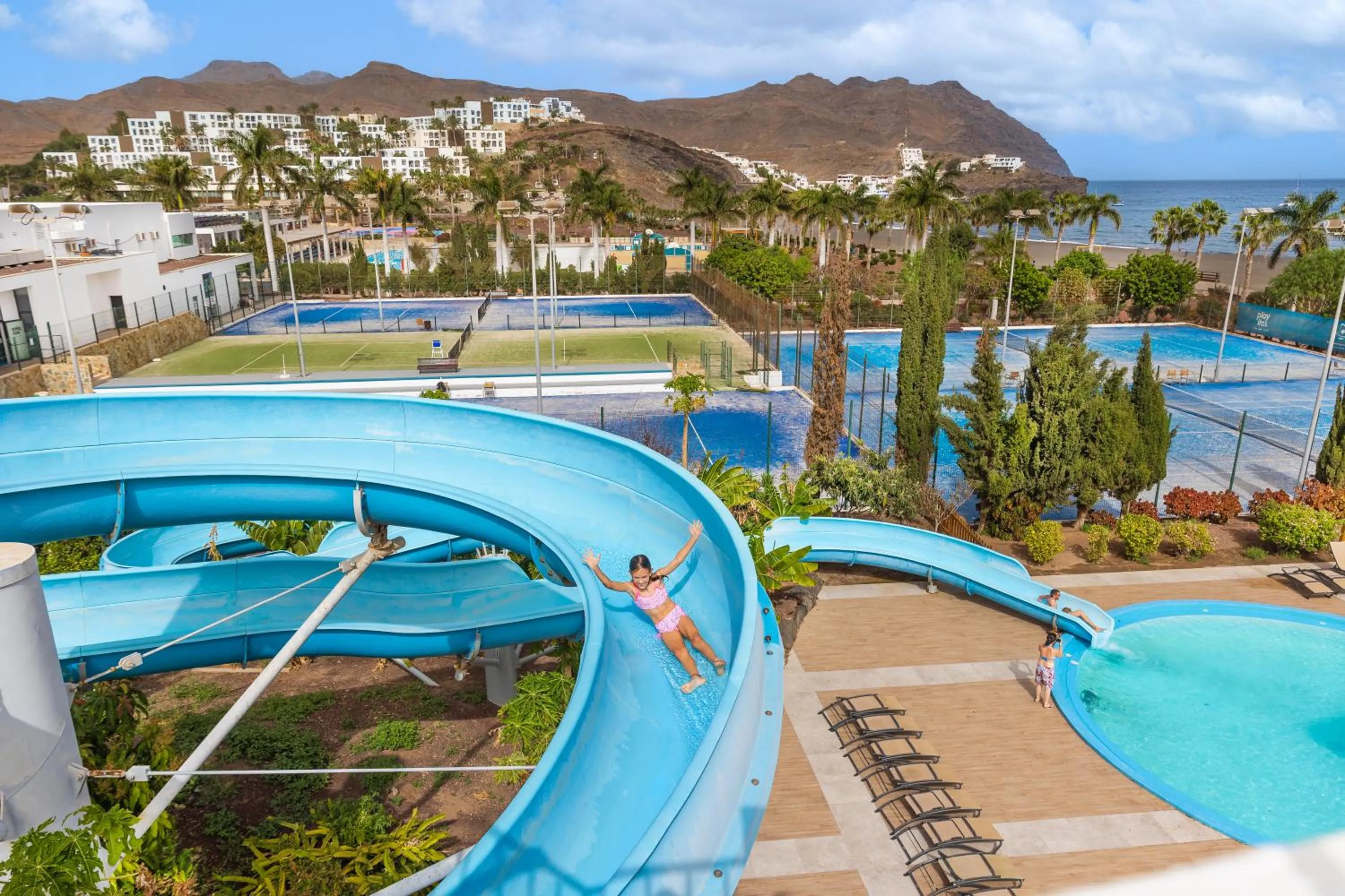 Swimming pool in Playitas Aparthotel - Sports Resort