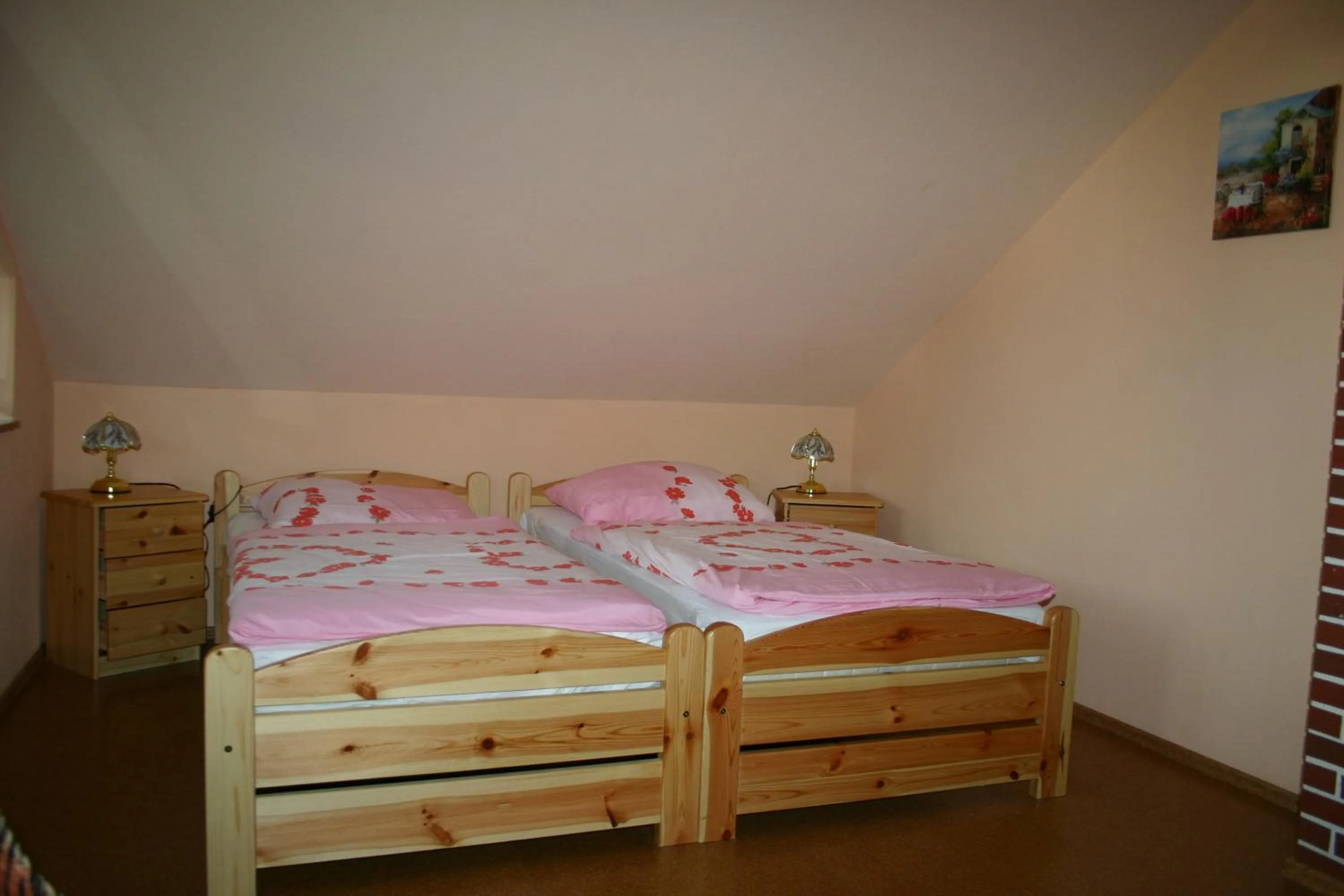 Bed in Gasthof Zum Stausee