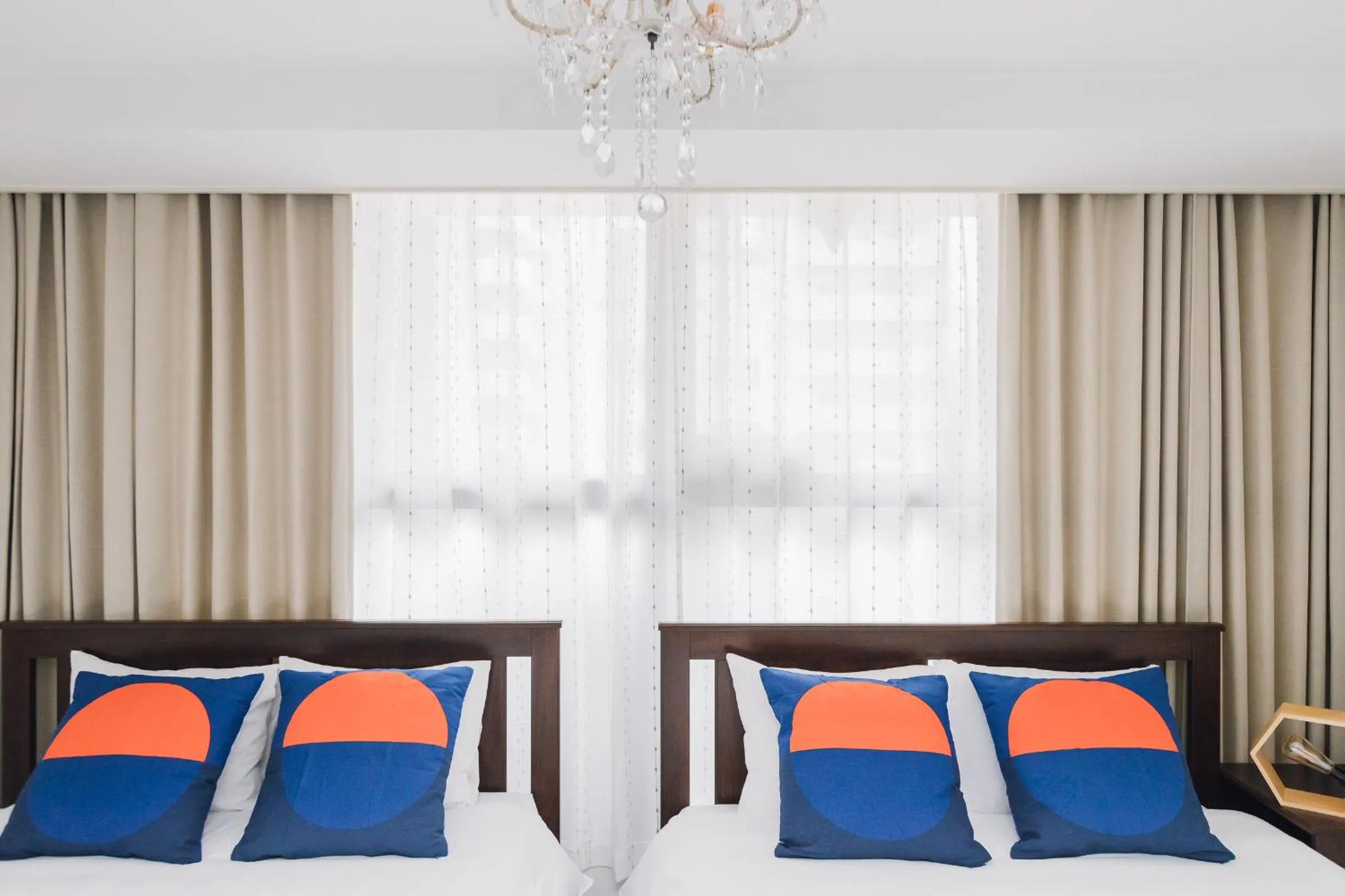 Bed in Higobashi AFP Apartment