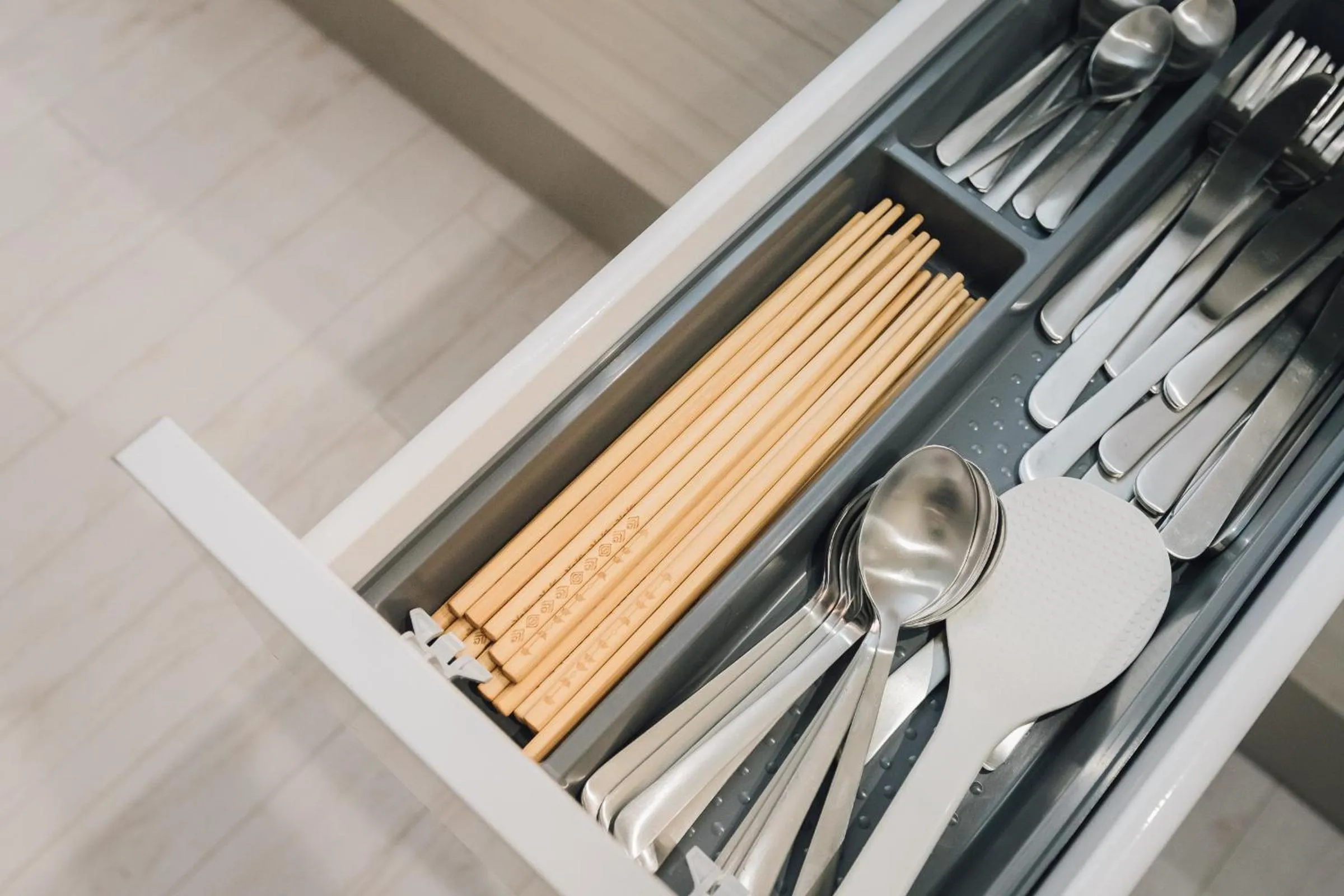 Kitchen or kitchenette in Higobashi AFP Apartment
