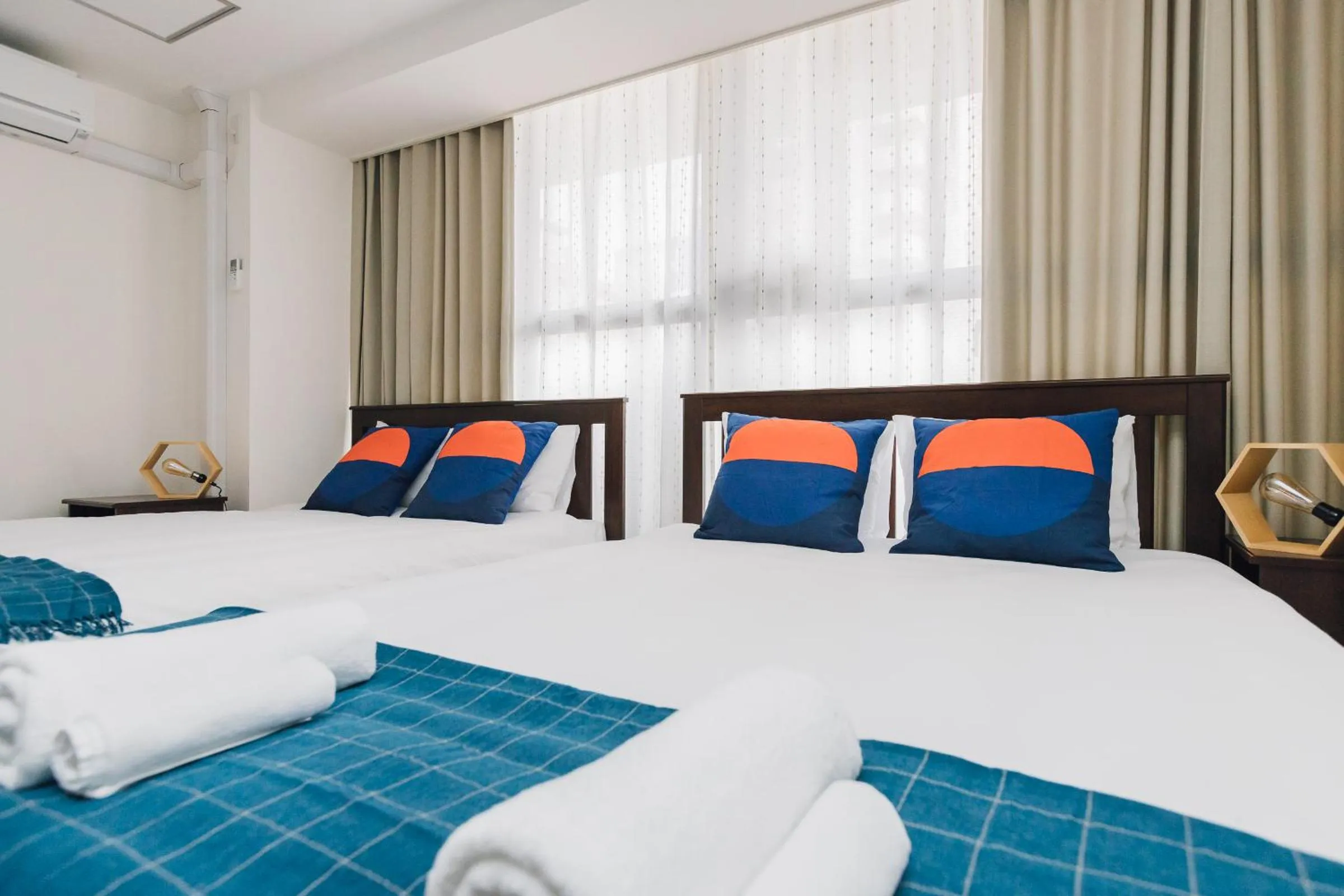 Bed in Higobashi AFP Apartment