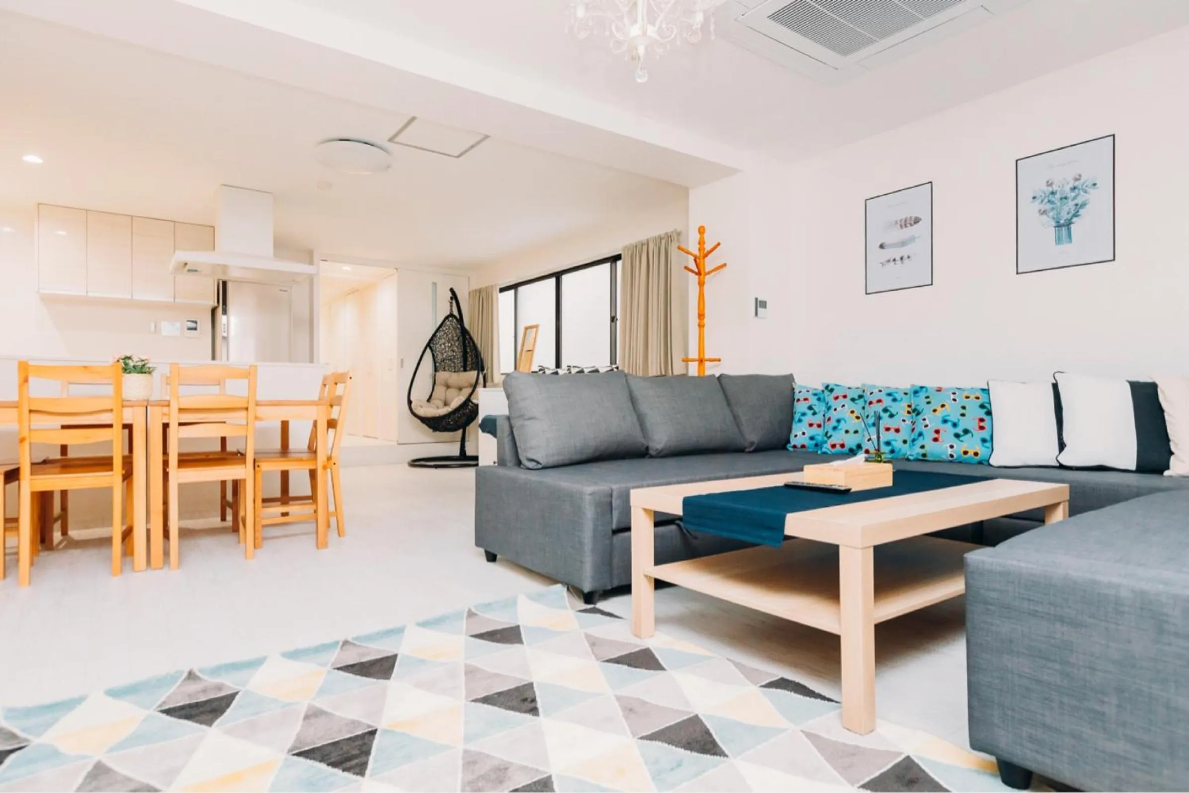 Dining area in Higobashi AFP Apartment