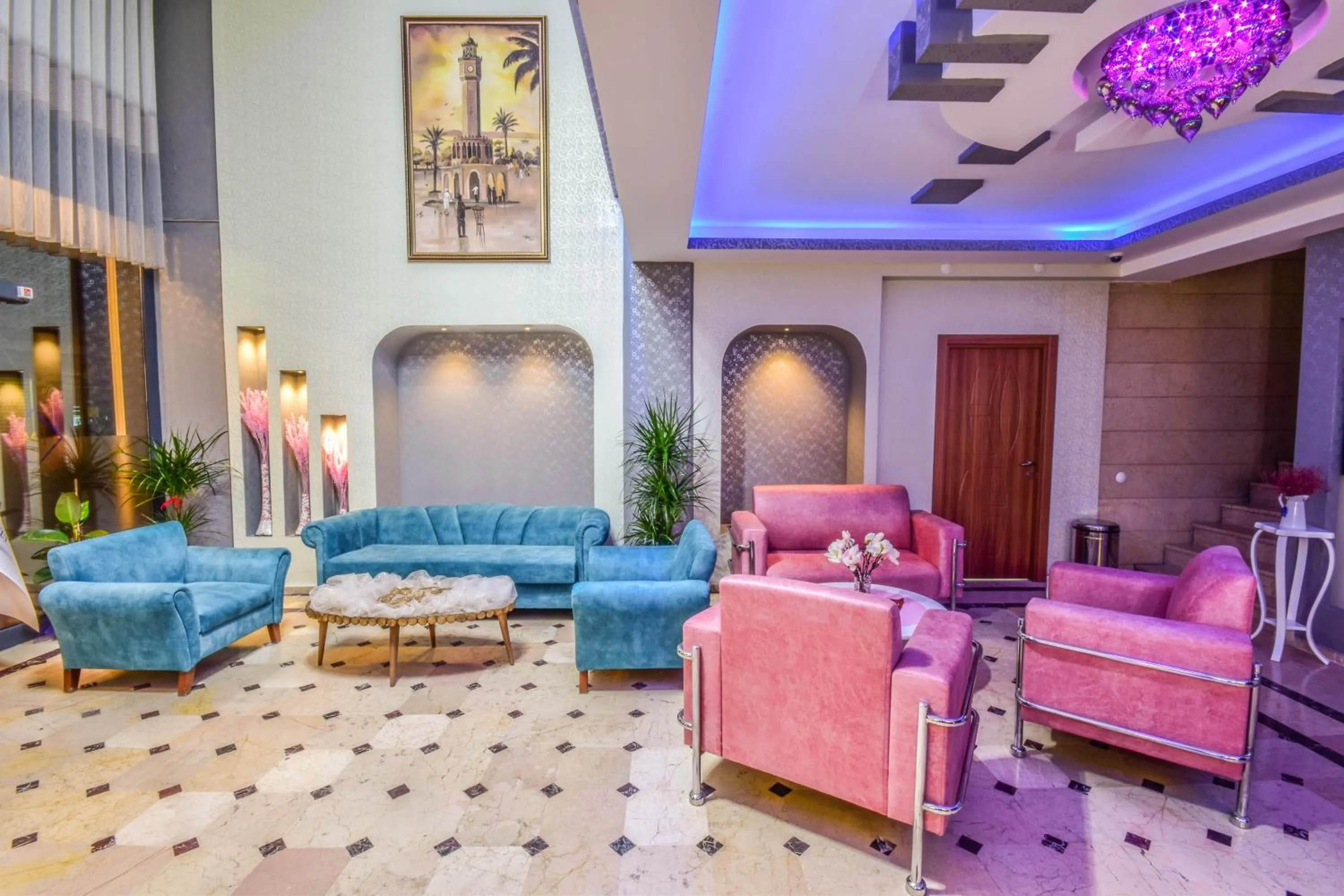 Lobby or reception in MARİNA HOTEL