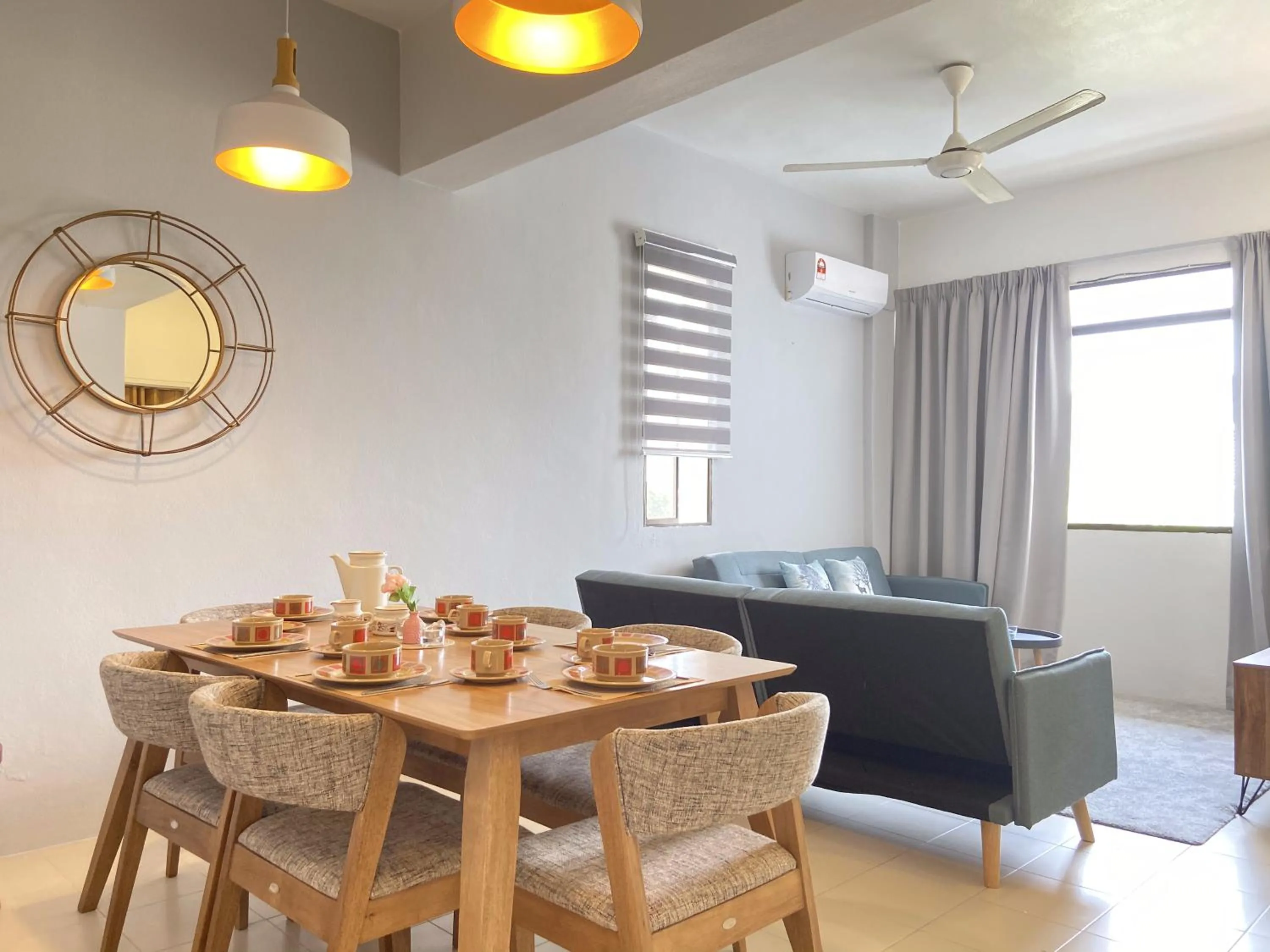 Dining area in Arcadia Penang by Plush