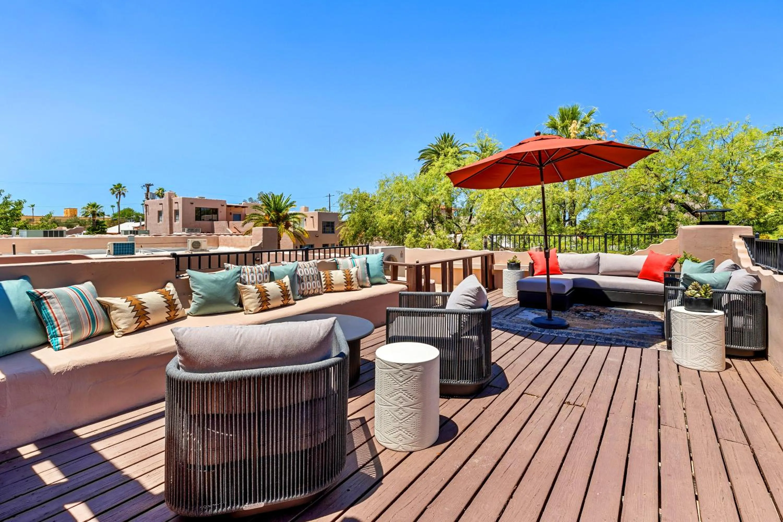 Patio in Lodge On The Desert