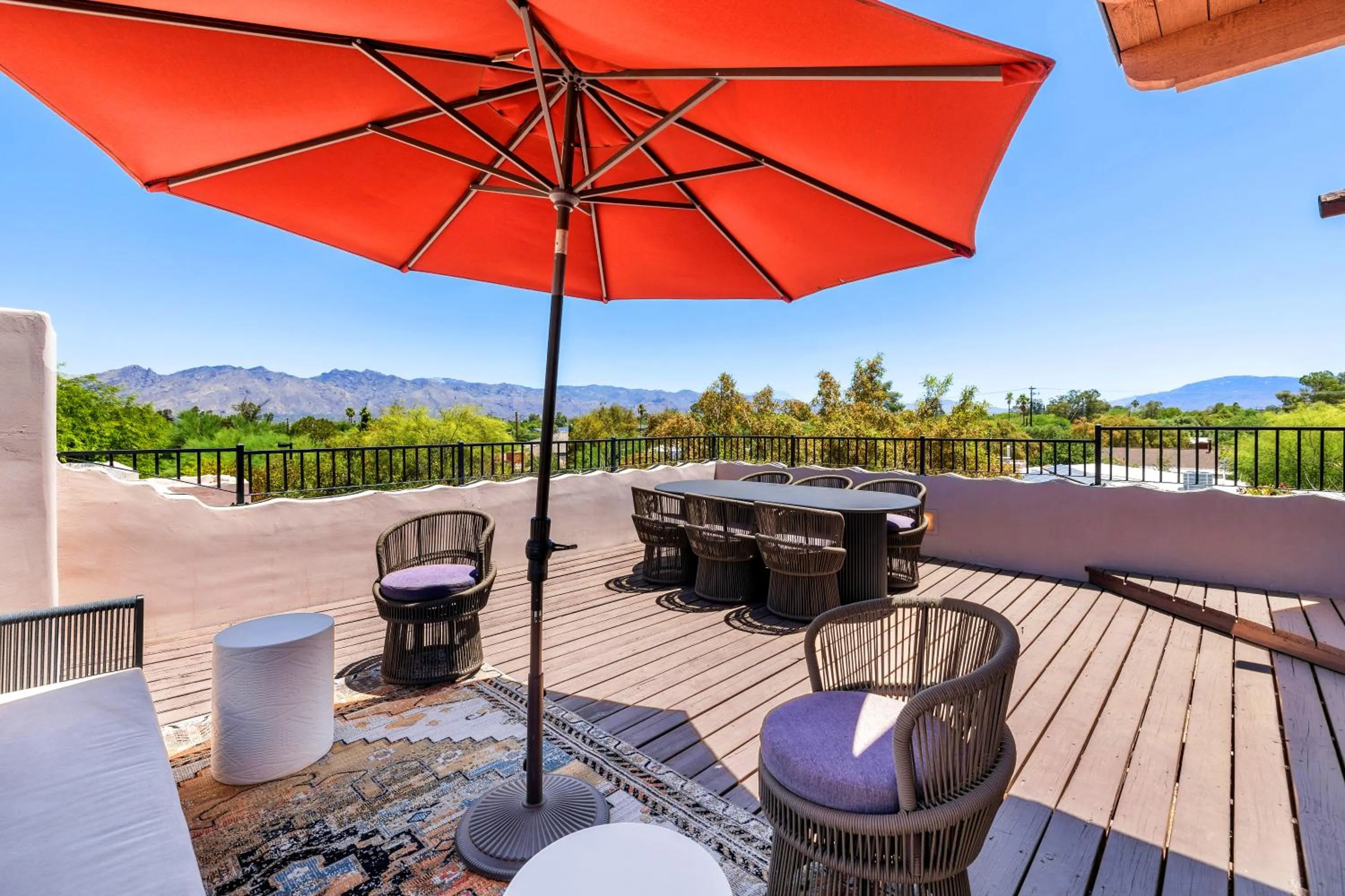 Patio in Lodge On The Desert