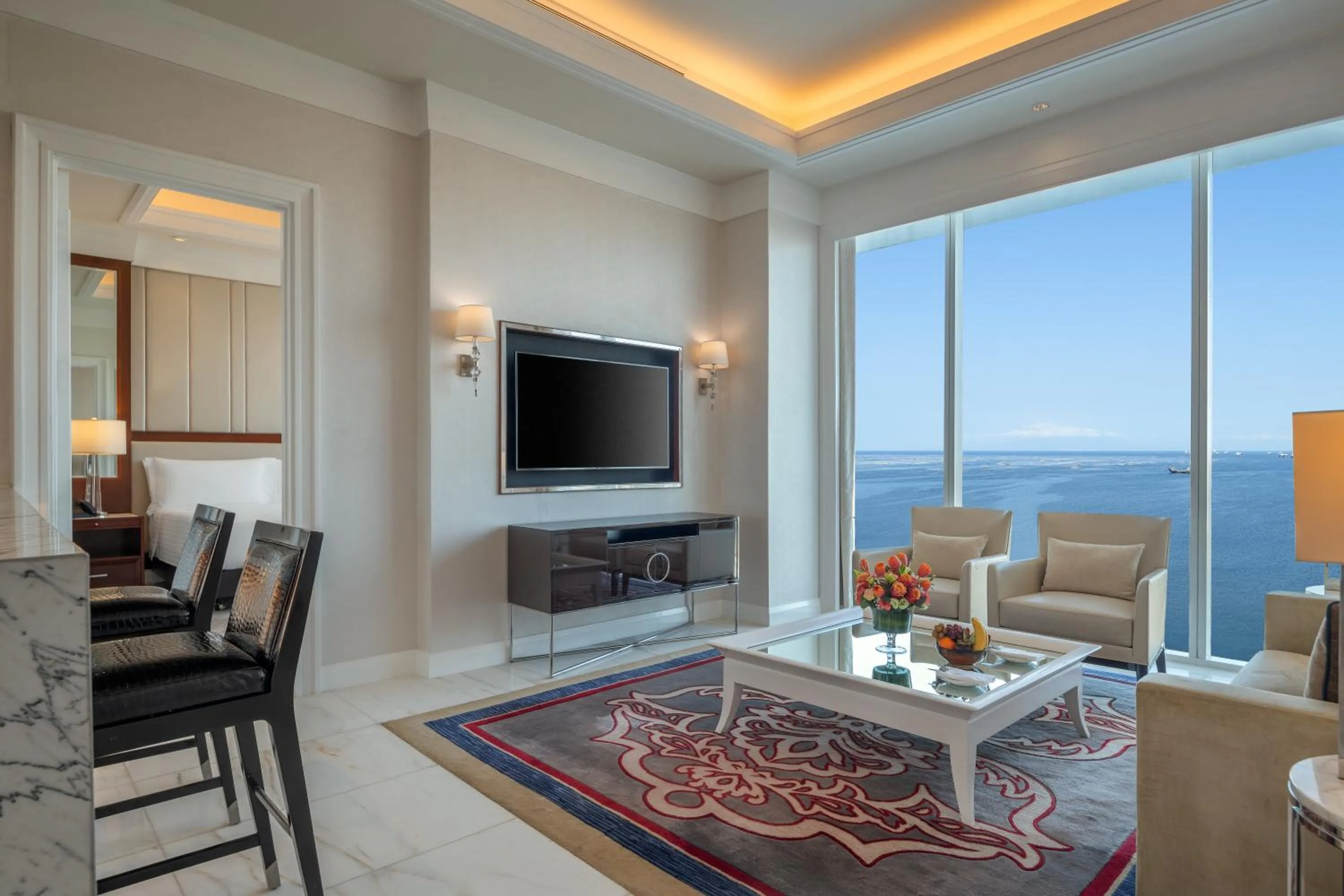 Living room in Solaire Resort Entertainment City