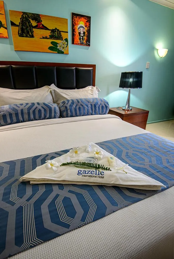 Bed in Gazelle International Hotel