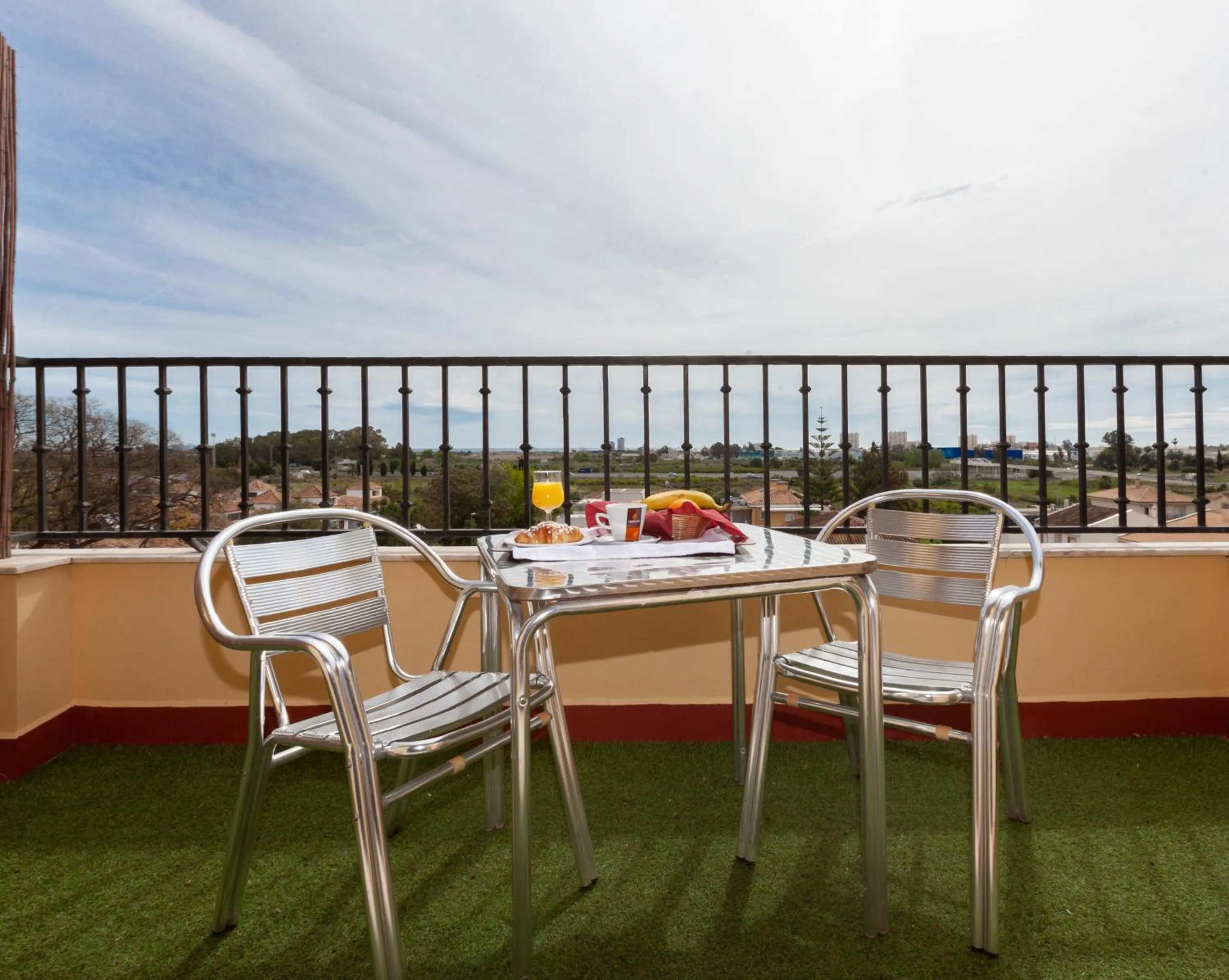Balcony/Terrace in Hotel Olympia Ronda II