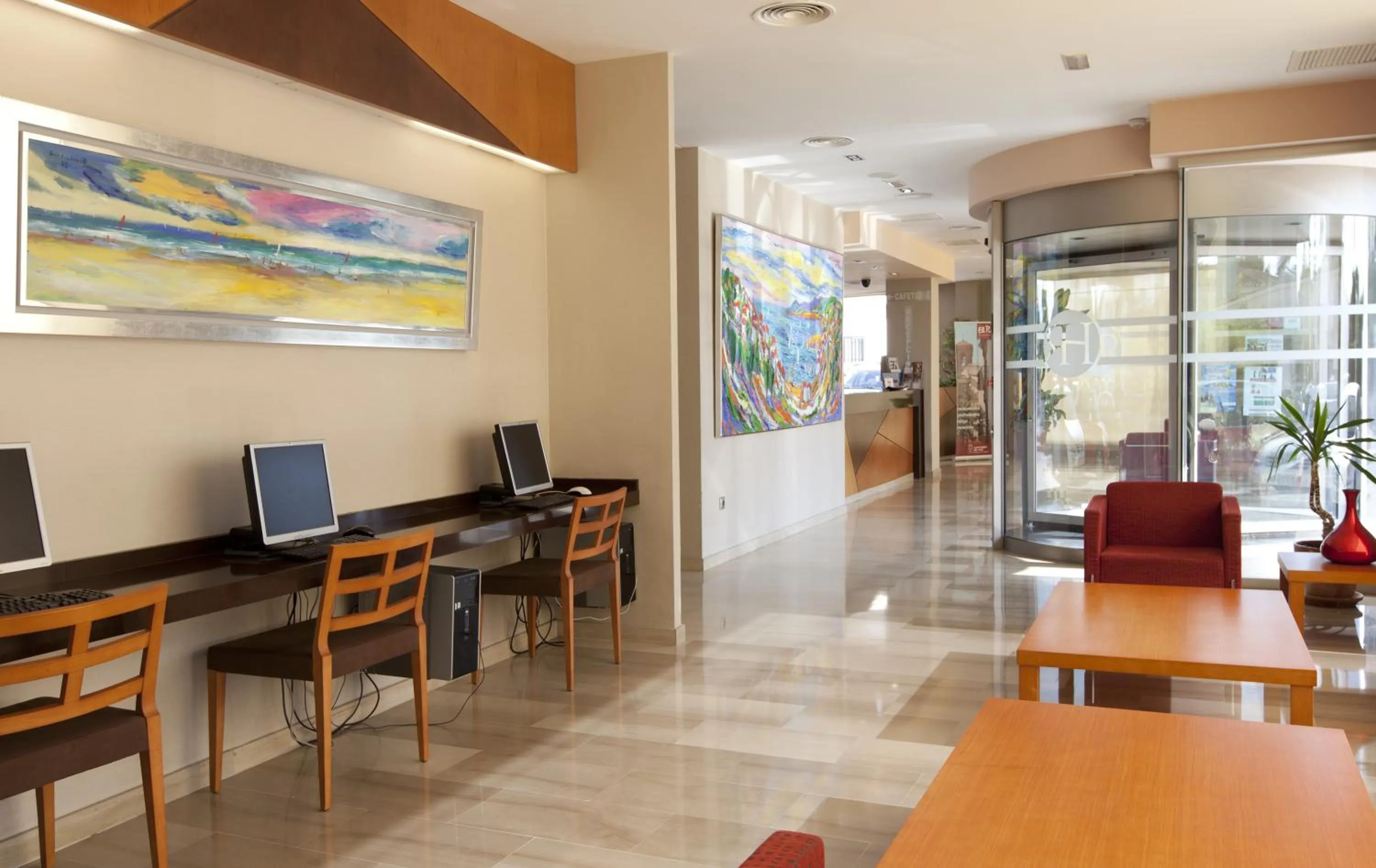 Lobby or reception in Hotel Olympia Ronda II