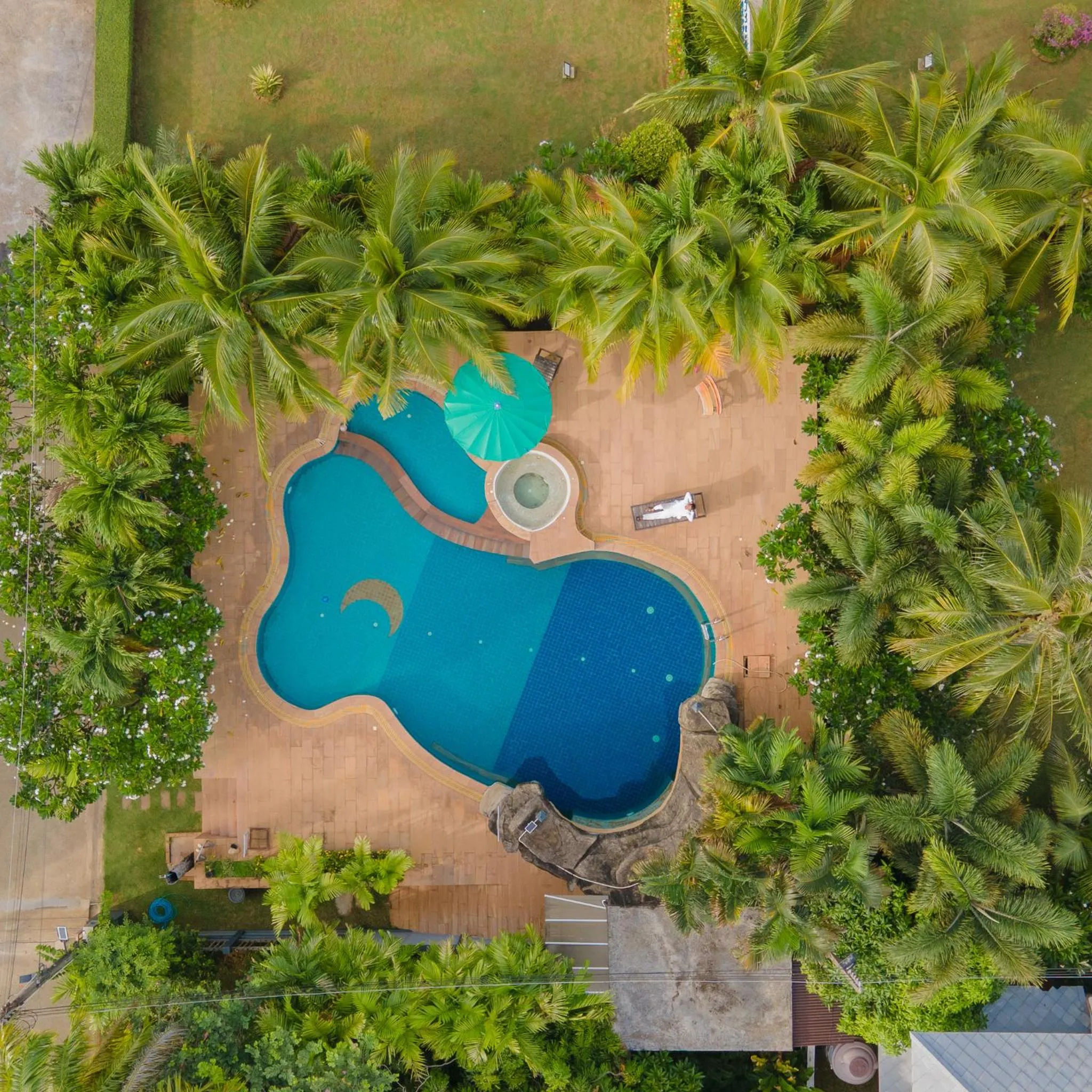 Pool view in Baan Faa Talaychan Resort