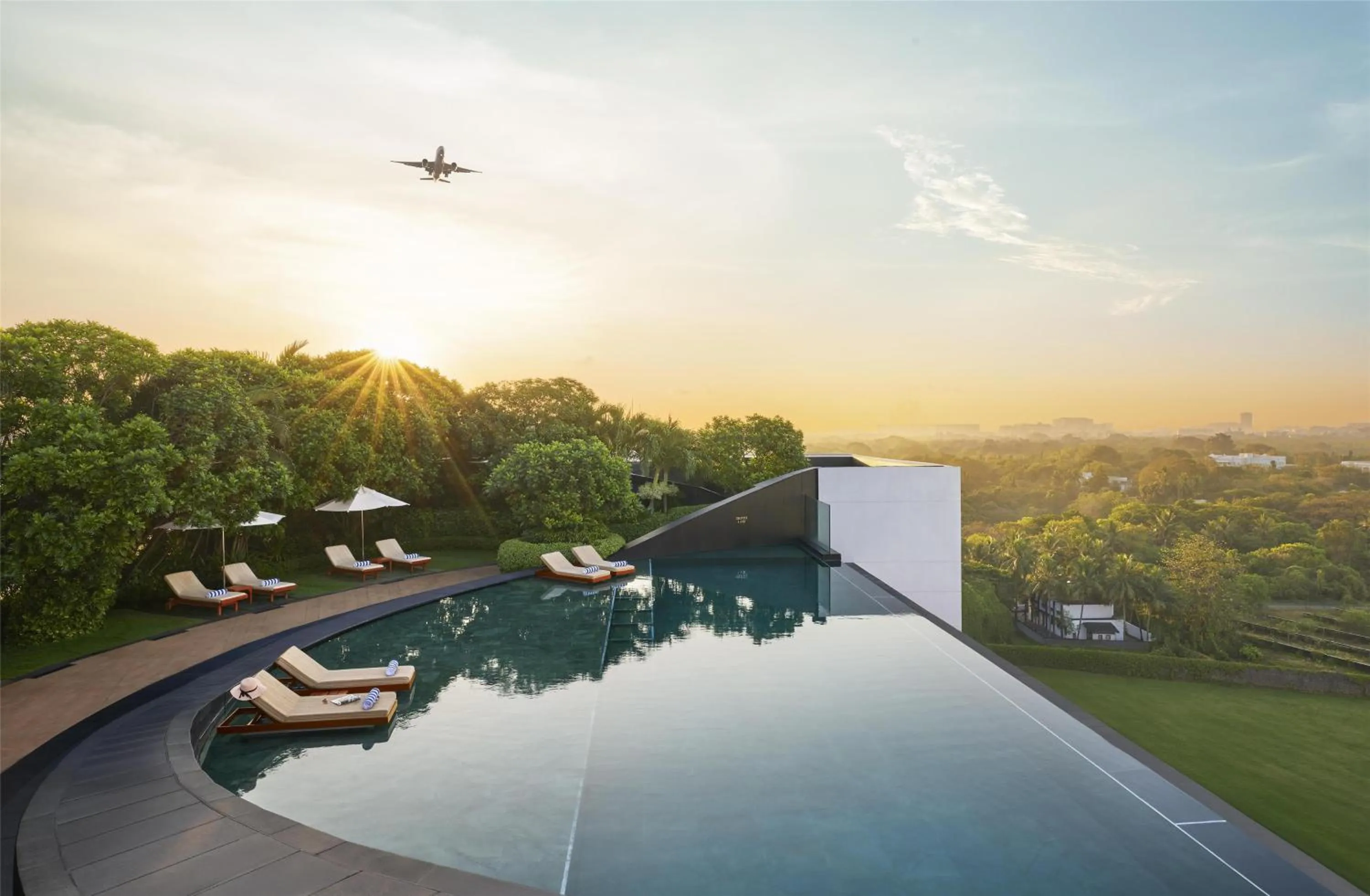 Swimming pool in Park Hyatt Chennai