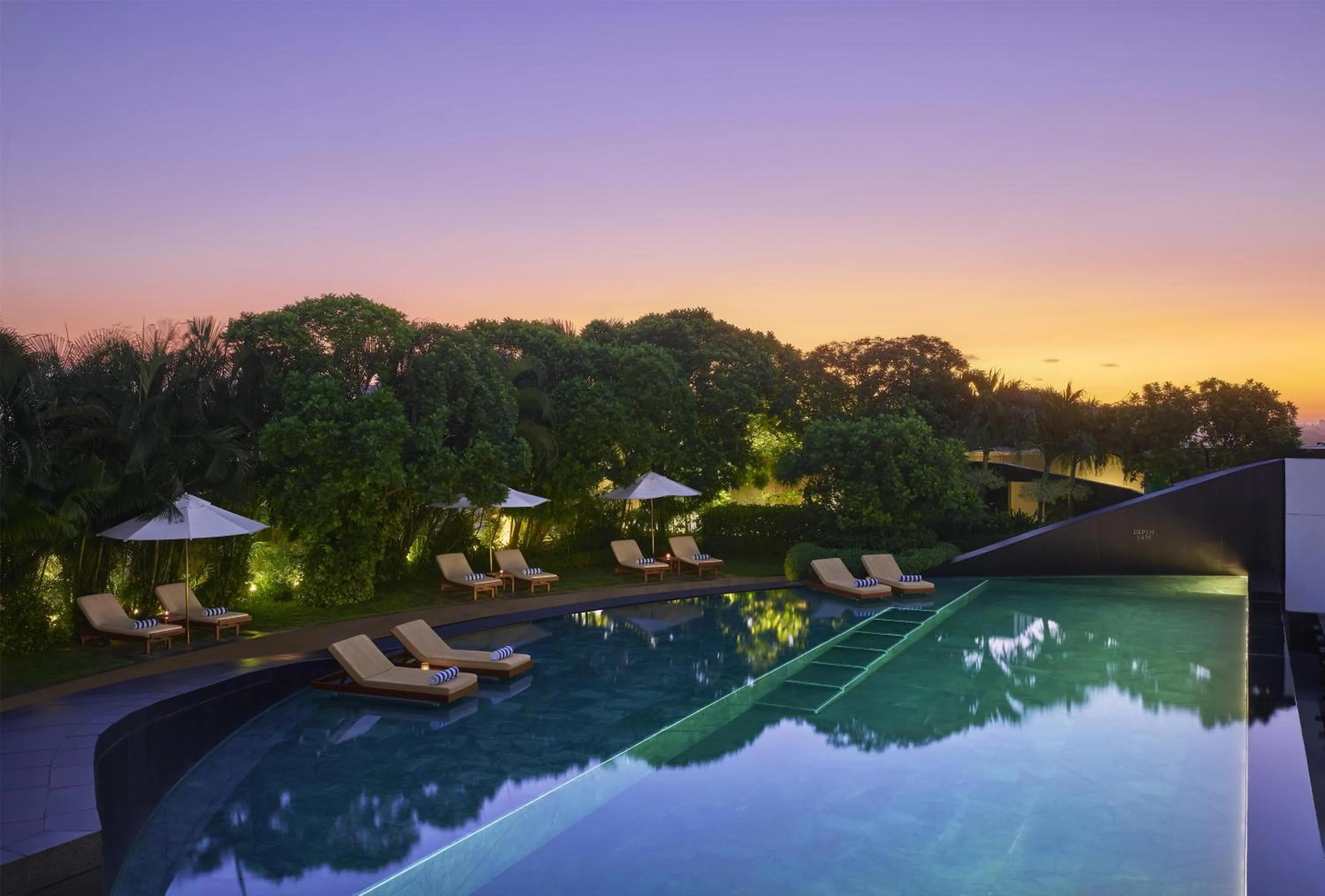 Swimming pool in Park Hyatt Chennai