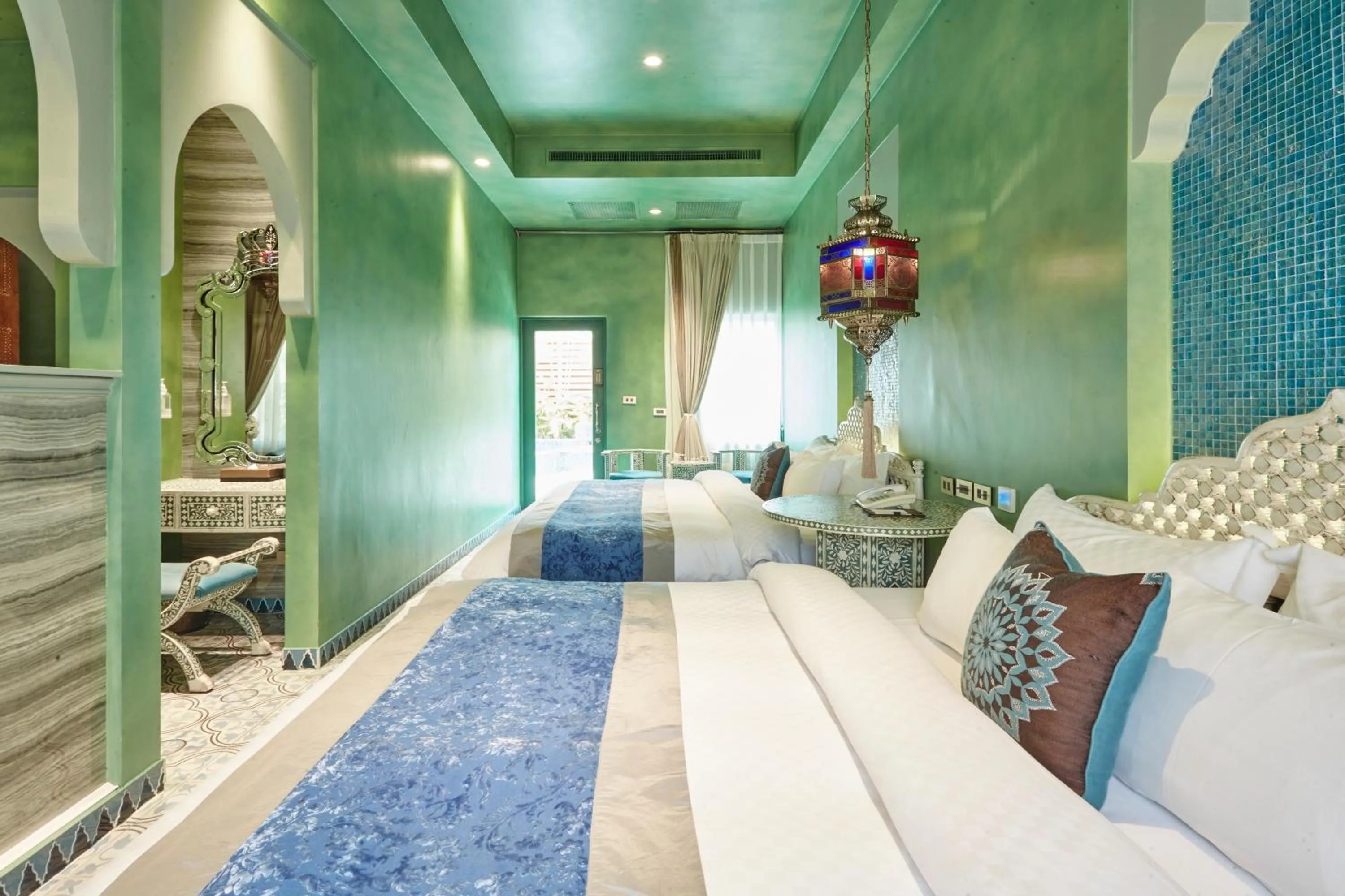 Bed in Kenting Amanda Hotel