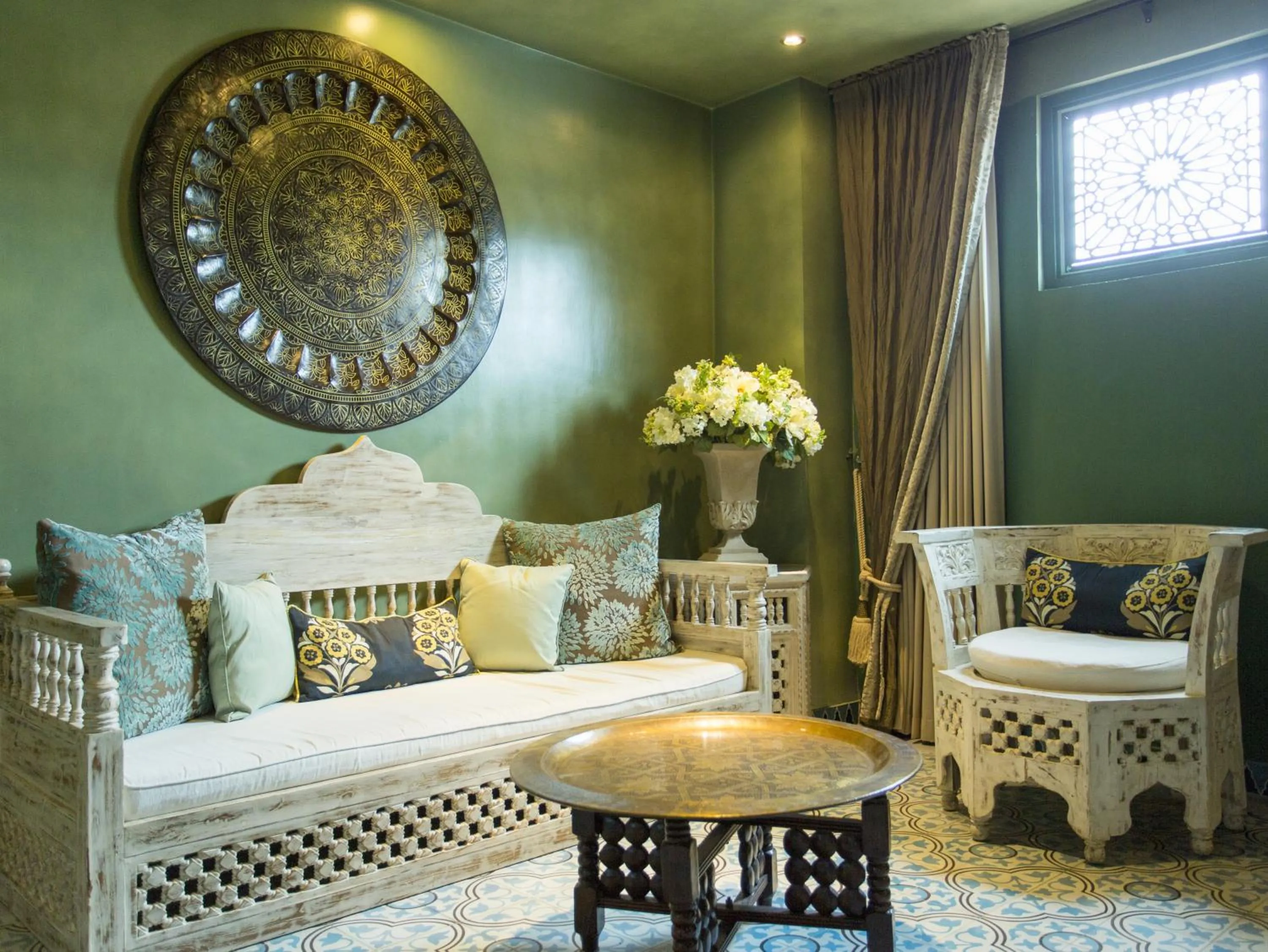 Decorative detail, Bed in Kenting Amanda Hotel