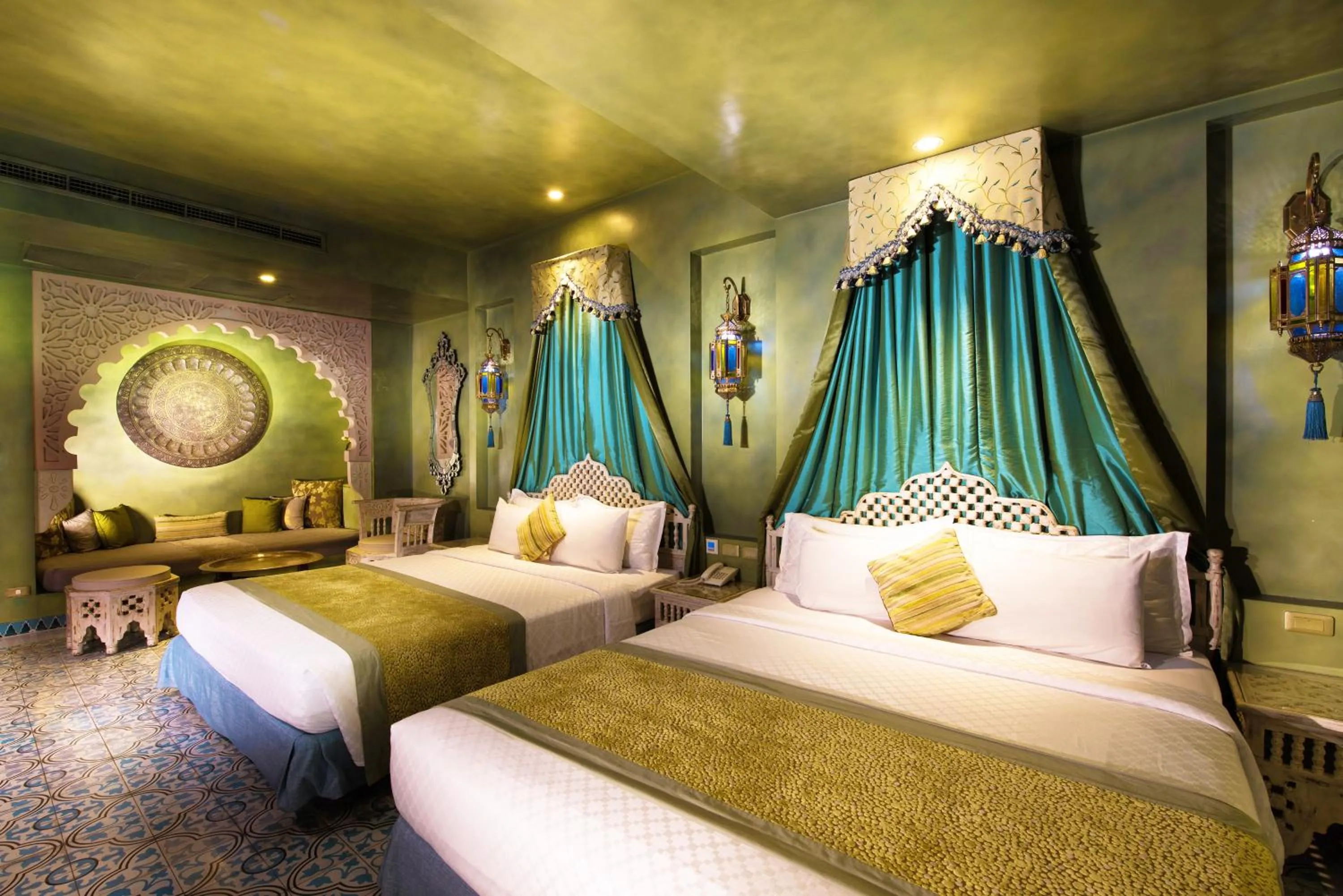 Bed in Kenting Amanda Hotel