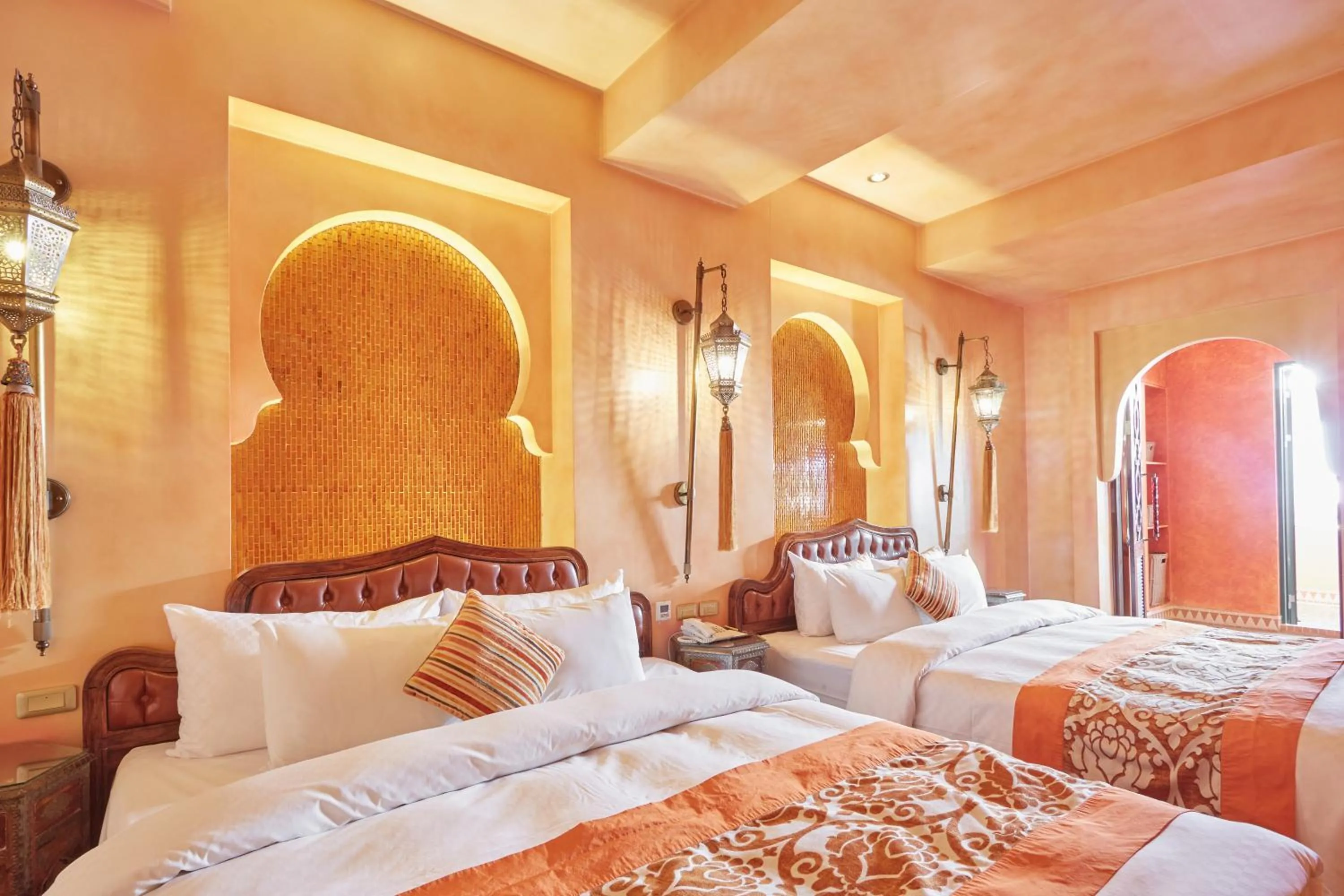 Bed in Kenting Amanda Hotel