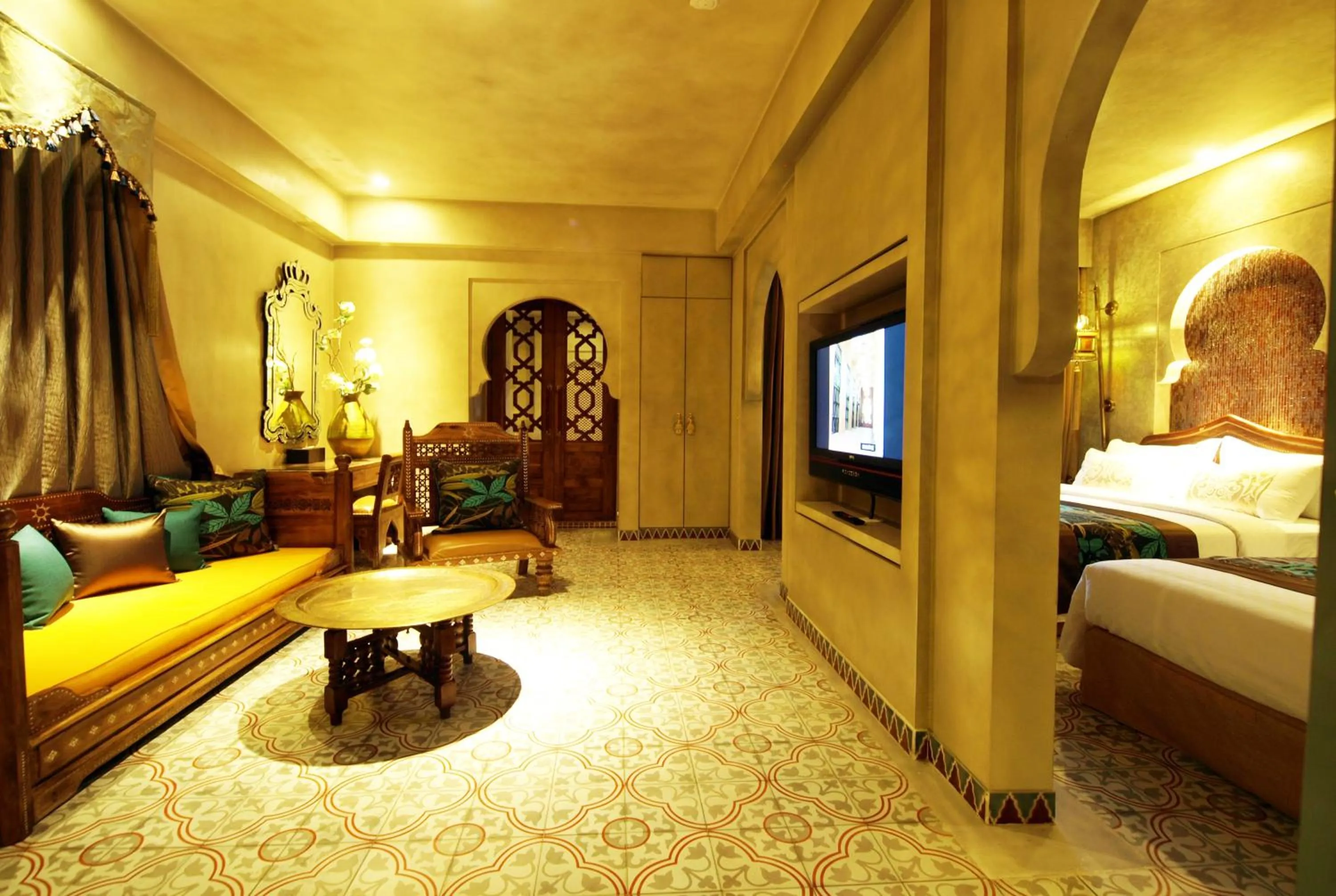 Bed in Kenting Amanda Hotel