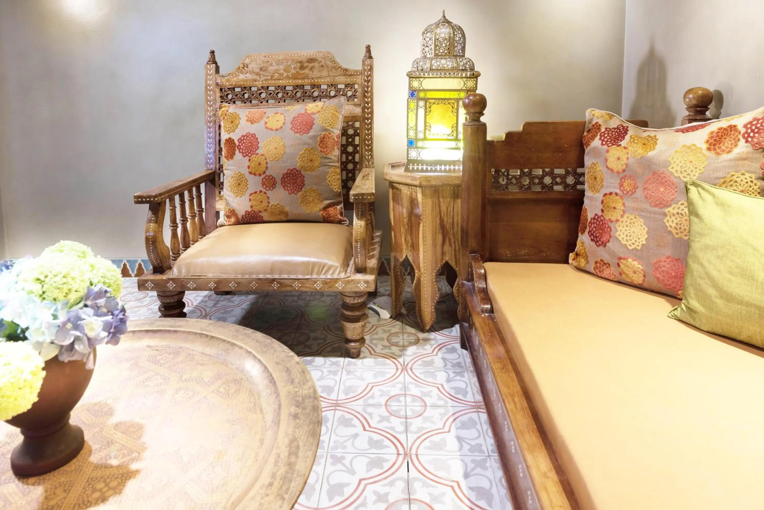 Seating area, Bed in Kenting Amanda Hotel