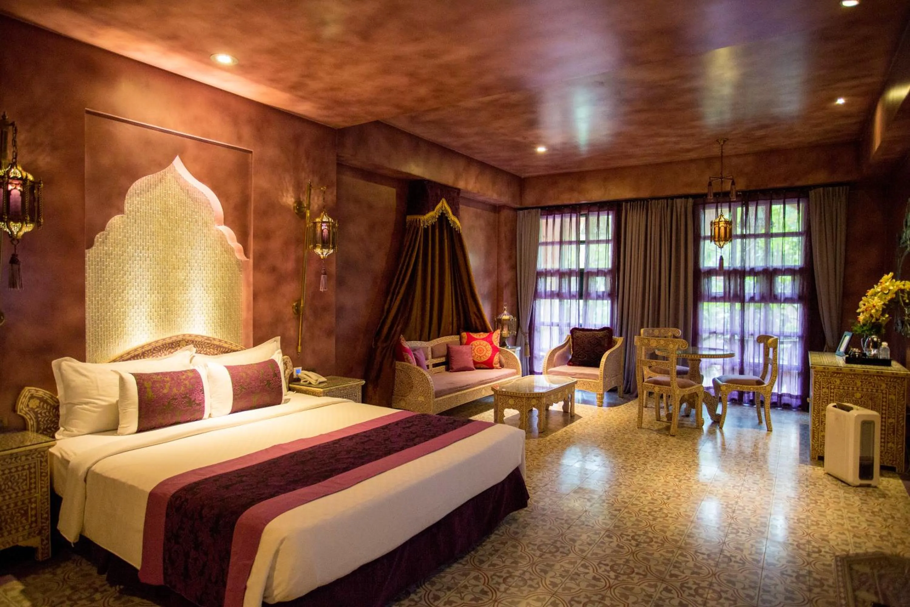 Bed in Kenting Amanda Hotel