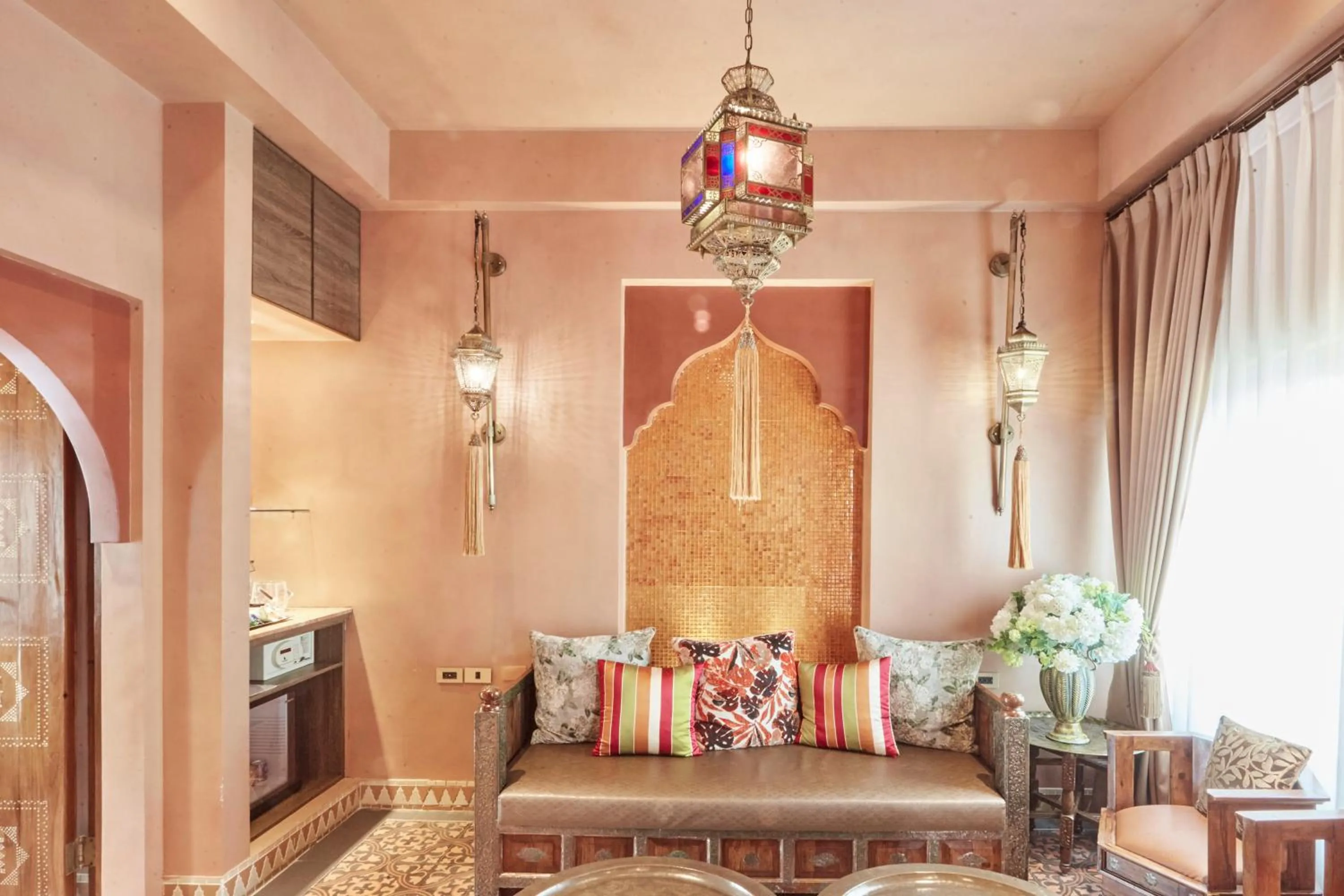 Bed in Kenting Amanda Hotel