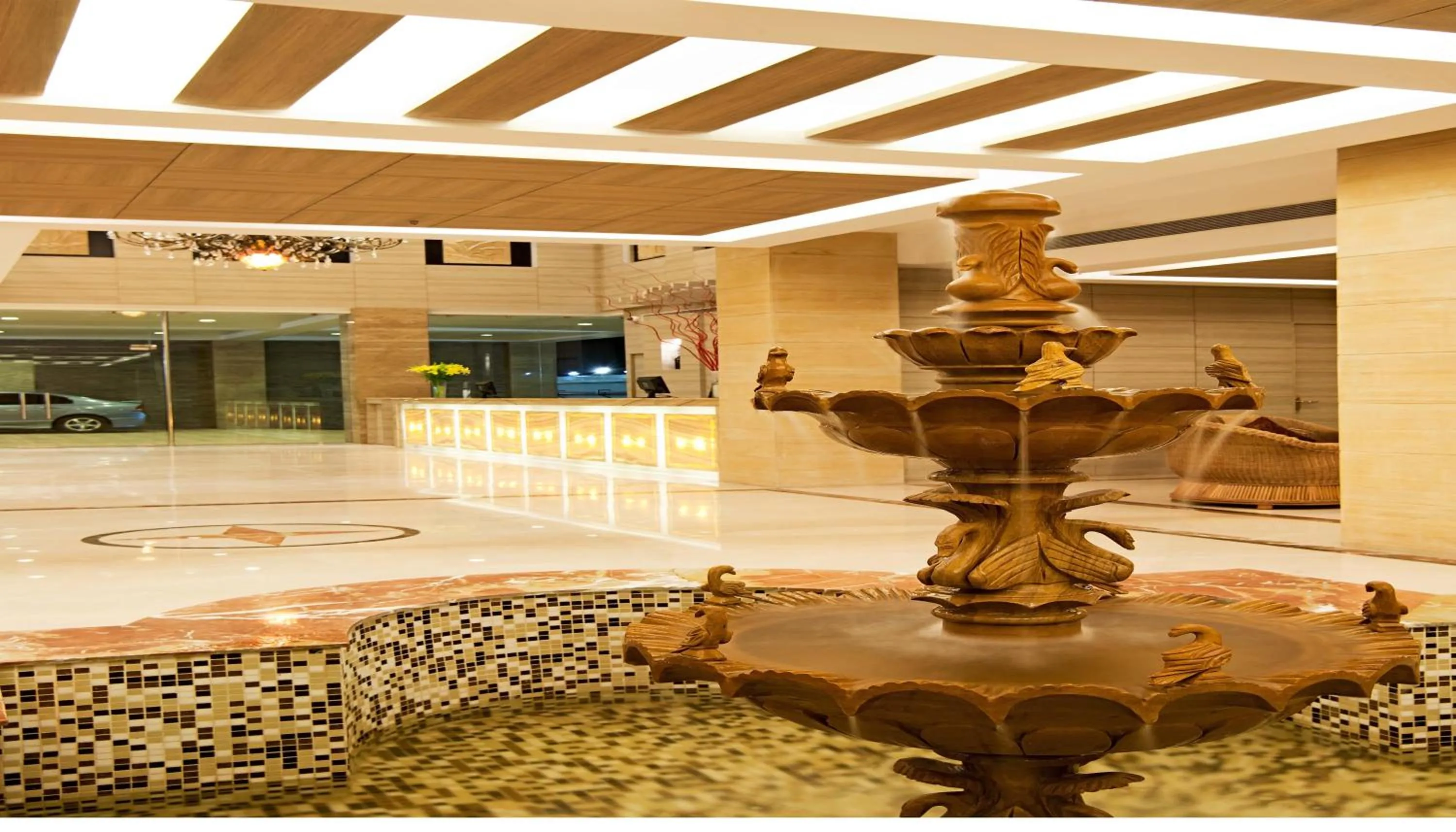 Lobby or reception in JP Chennai Hotel